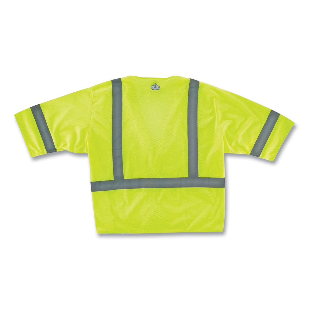 ergodyne® GloWear 8310HL Class 3 Economy Hook and Loop Vest, Polyester, 4X-Large/5X-Large, Lime