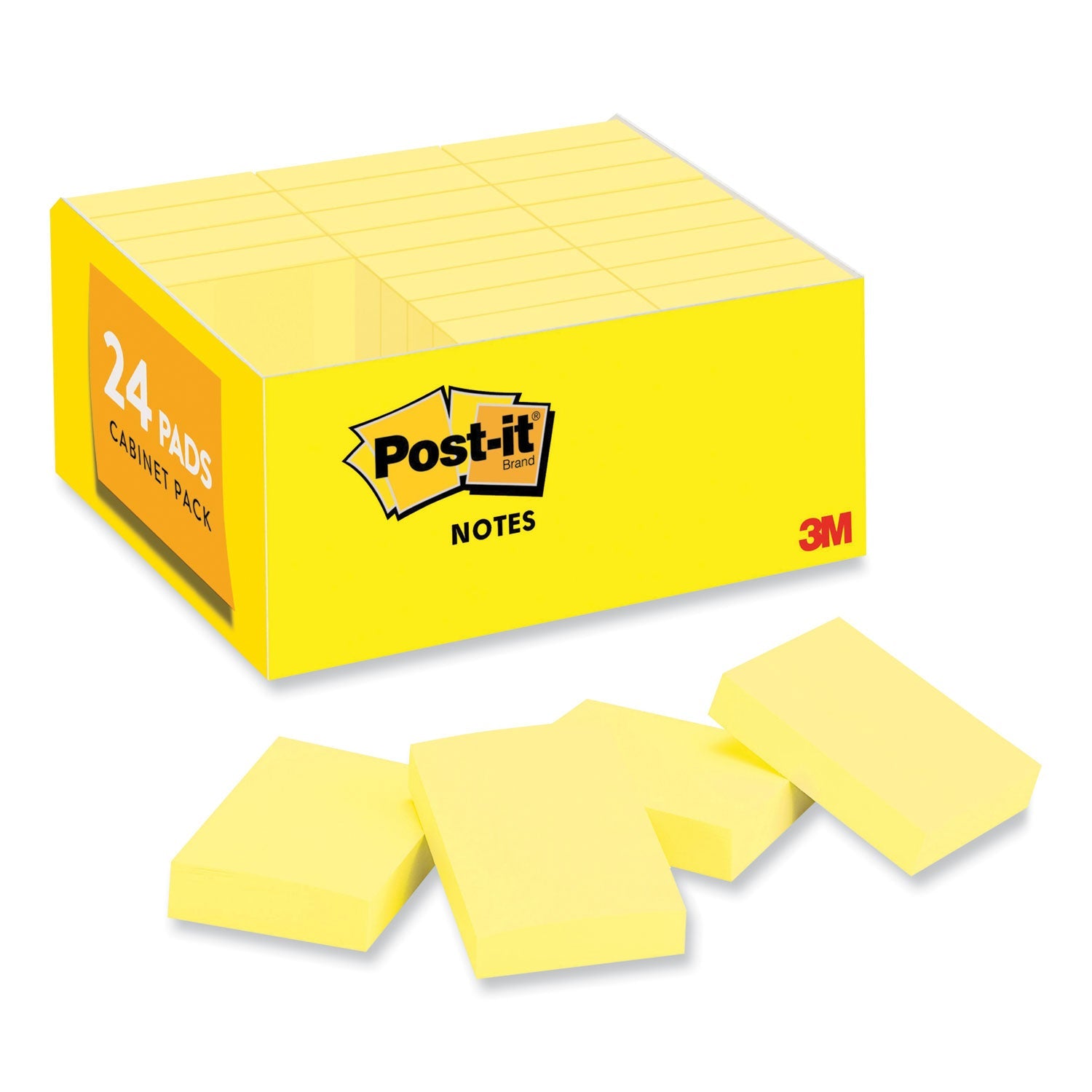 Post-it® Notes Original Pads | 1.5x2 | 24-Pk