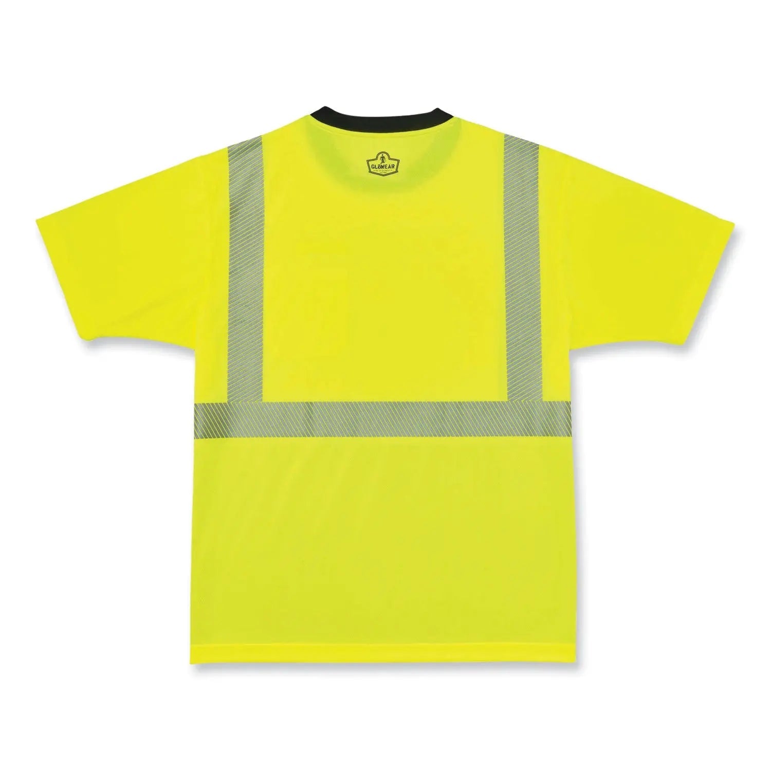 ergodyne® GloWear 8280BK Class 2 Performance T-Shirt with Black Bottom, Polyester, 2X-Large, Lime