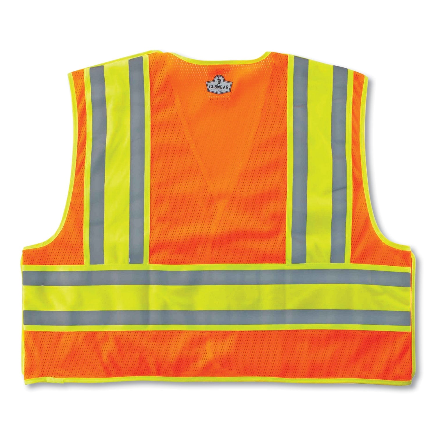 ergodyne® GloWear 8245PSV Class 2 Public Safety Vest, Polyester, Large/X-Large, Orange