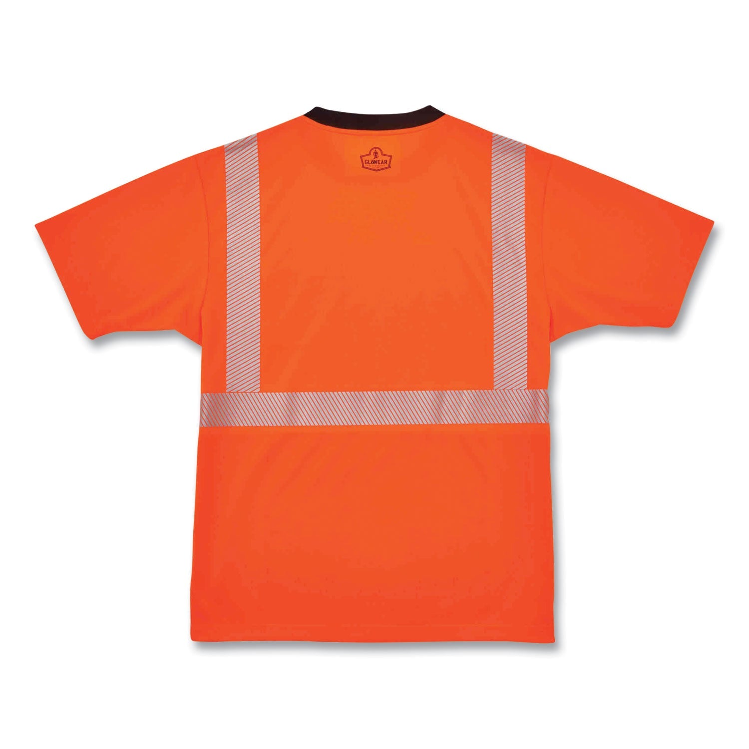 ergodyne® GloWear 8280BK Class 2 Performance T-Shirt with Black Bottom, Polyester, X-Large, Orange