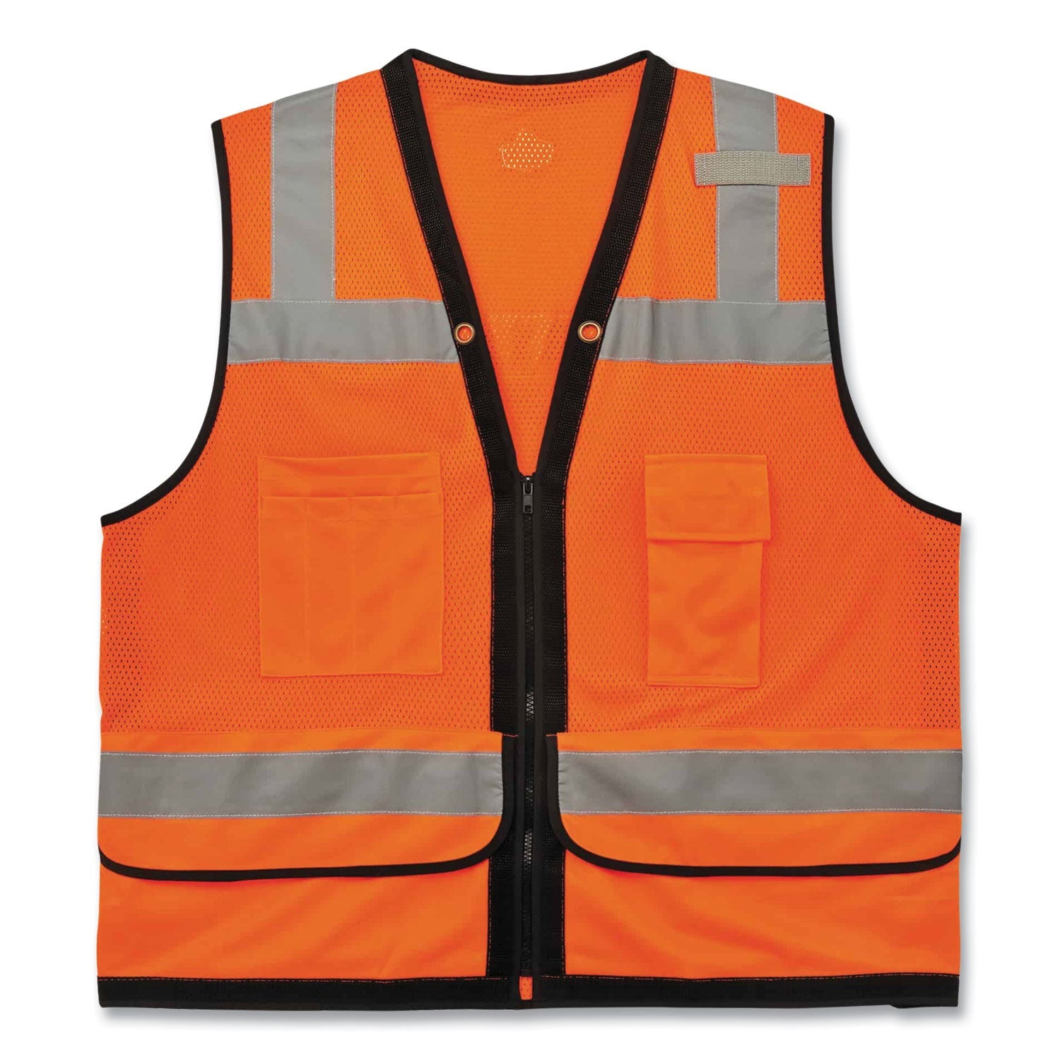 ergodyne® GloWear 8253HDZ Class 2 Heavy-Duty Mesh Surveyors Vest, Polyester, 2X-Large/3X-Large, Orange