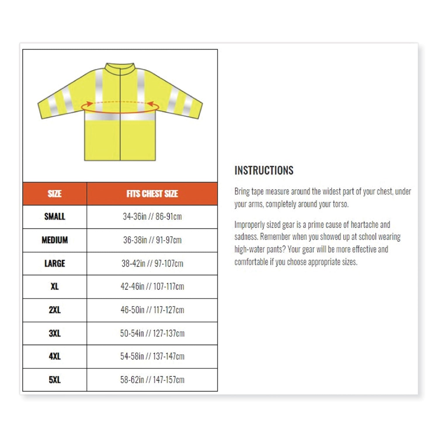 ergodyne® GloWear 8386 Class 3 Hi-Vis Outer Shell Jacket, Polyester, X-Large, Lime