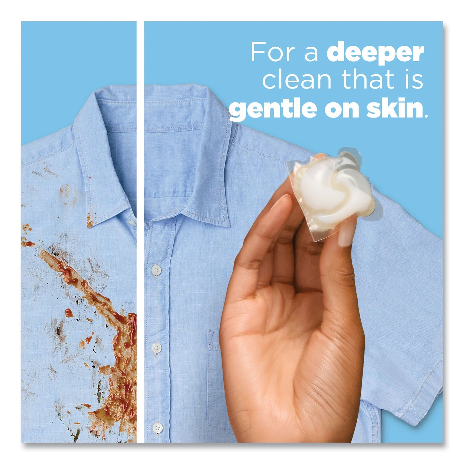 Tide® PODS, Free and Gentle, Unscented, 112 Pods/Pack