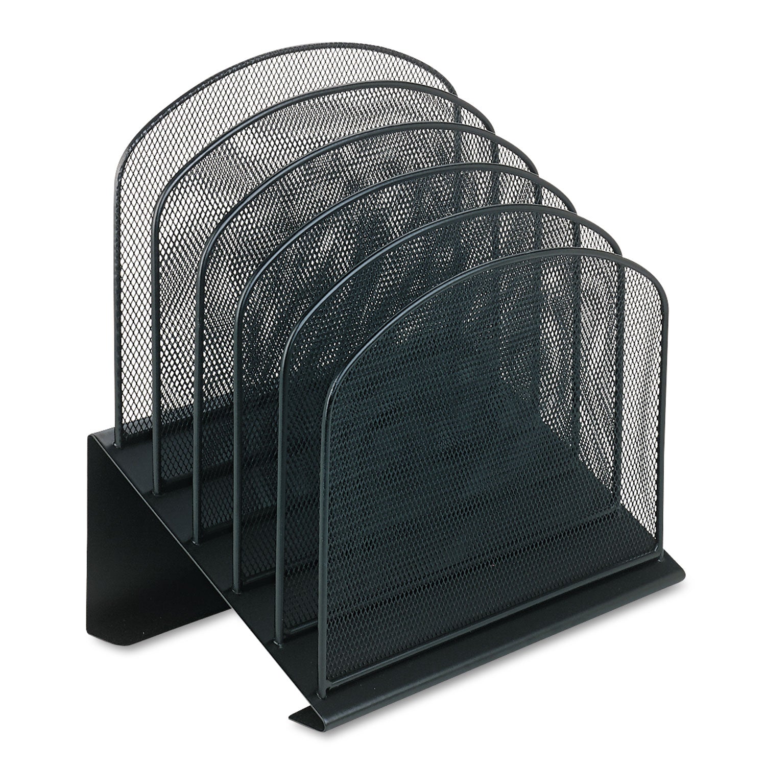 Onyx Mesh Desk Organizer | Tiered Sections
