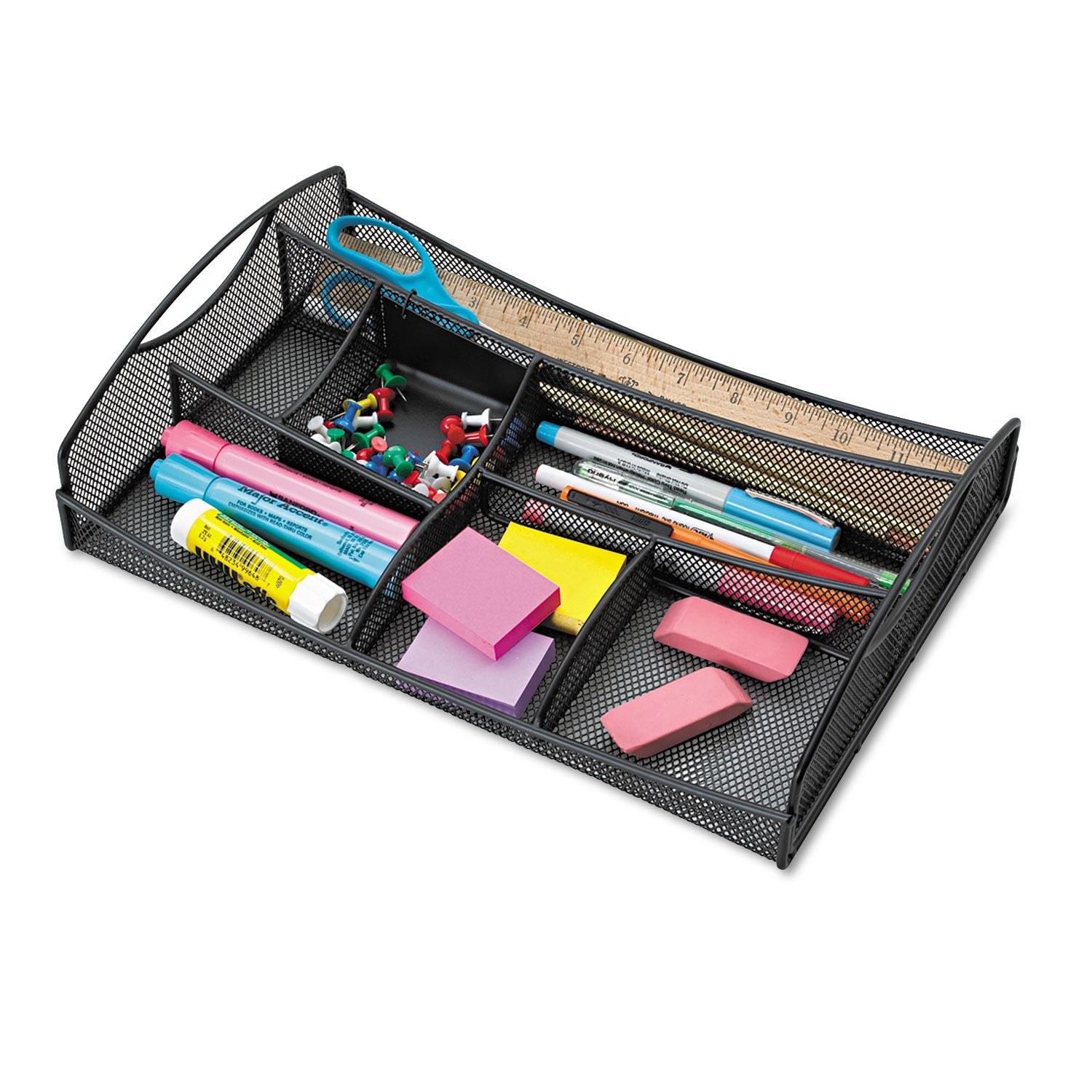 Onyx Mesh Drawer Organizer | 7-Compartment