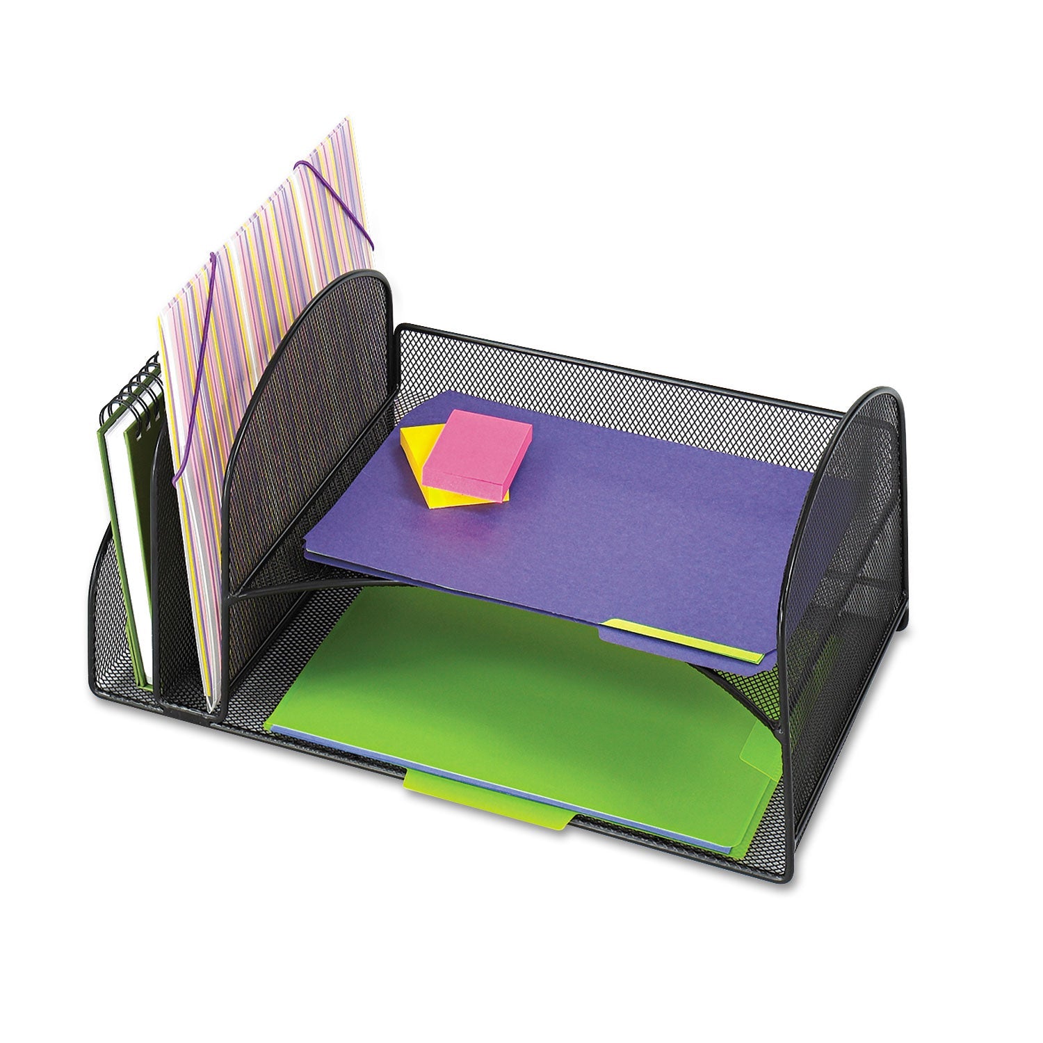 Onyx Mesh Desk Organizer | 4-Section