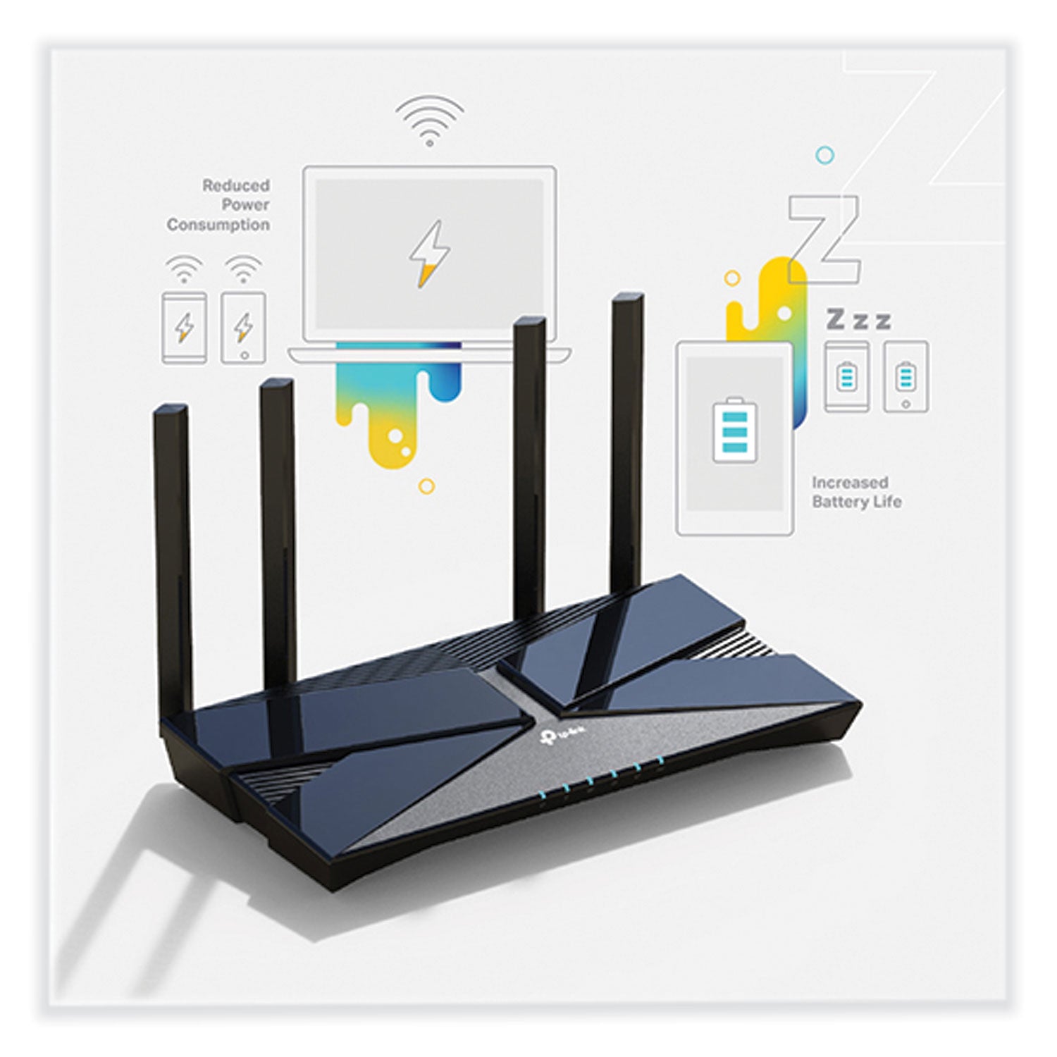 TP-Link Archer AX1500 Wireless and Ethernet Router, 5 Ports, Dual-Band 2.4 GHz/5 GHz - Bloom Skins