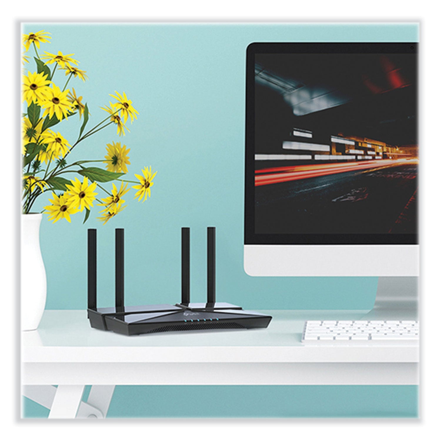 TP-Link Archer AX1500 Wireless and Ethernet Router, 5 Ports, Dual-Band 2.4 GHz/5 GHz - Bloom Skins
