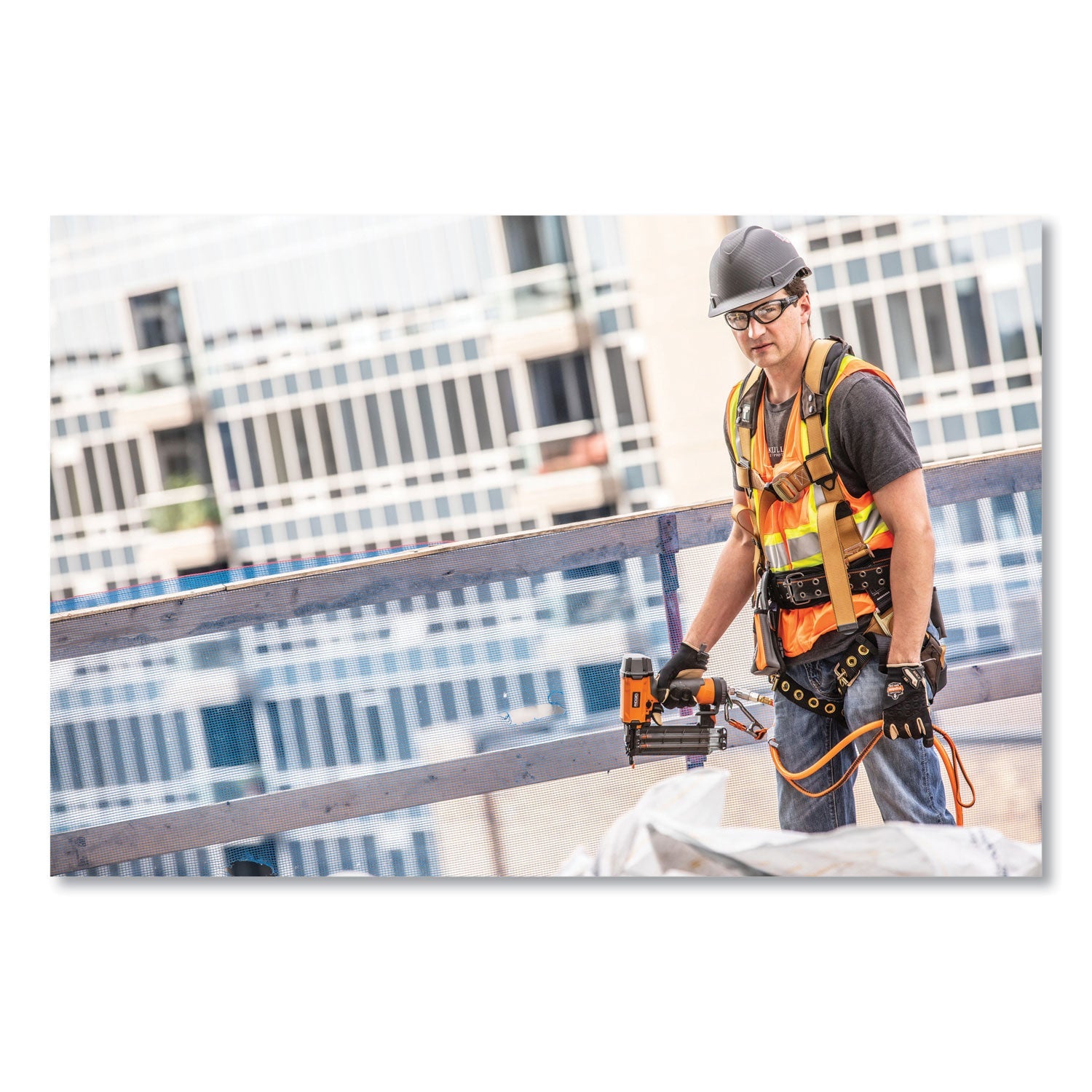 ergodyne® Arsenal 5550 3" Padded Base Layer Tool Belt, Fits Waist 32" to 46", Polyester, Black - Bloom Skins