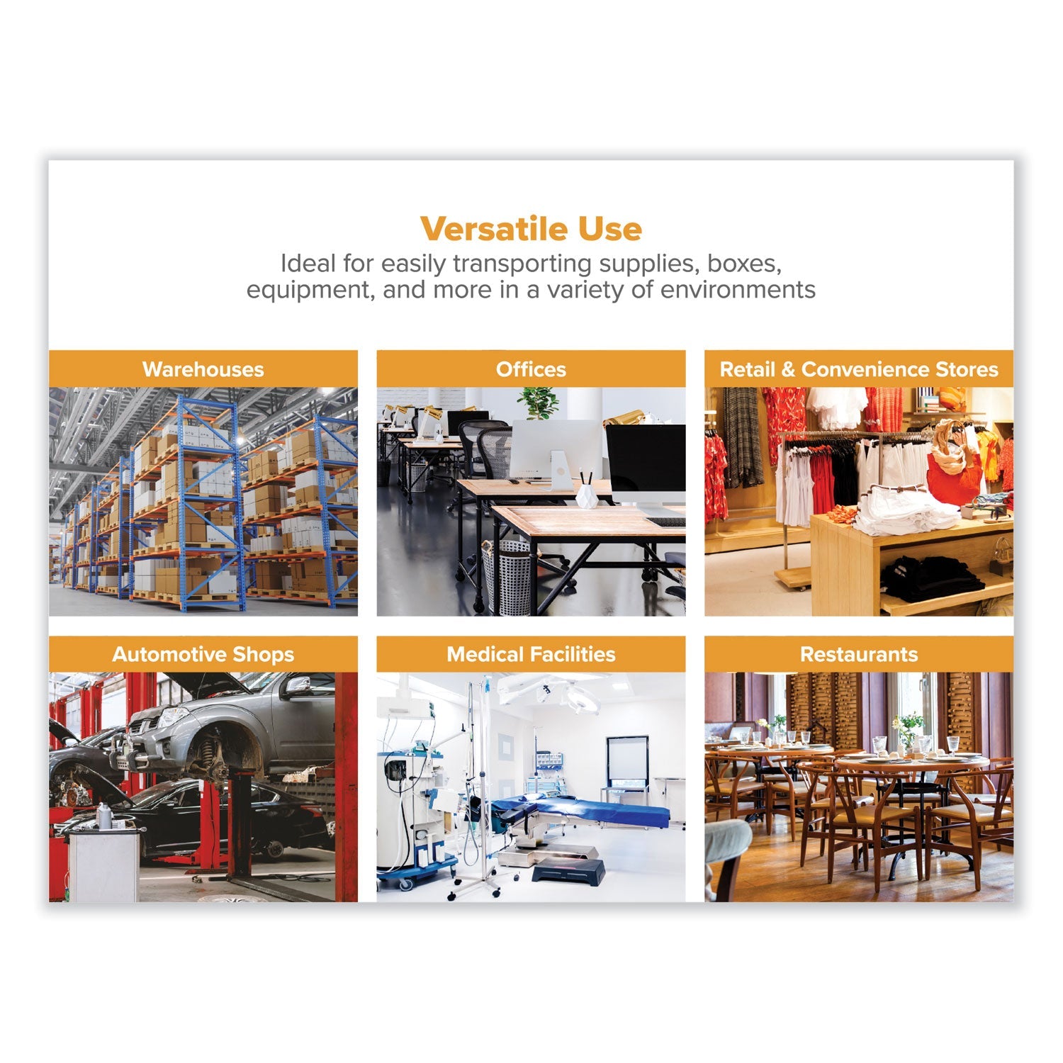 Bostitch® Stowaway Folding Carts, Metal, 2 Shelves, 250 lb Capacity, 29.63" x 37.25" x 18", Black - Bloom Skins