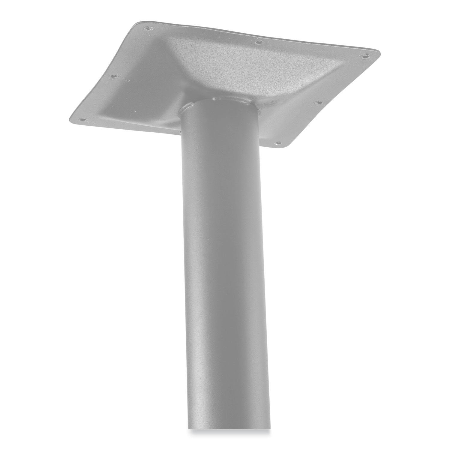 NPS® Cafe Table, 36w x 36d x 30h, Square Top/X-Base, Gray Nebula Top, Gray Base