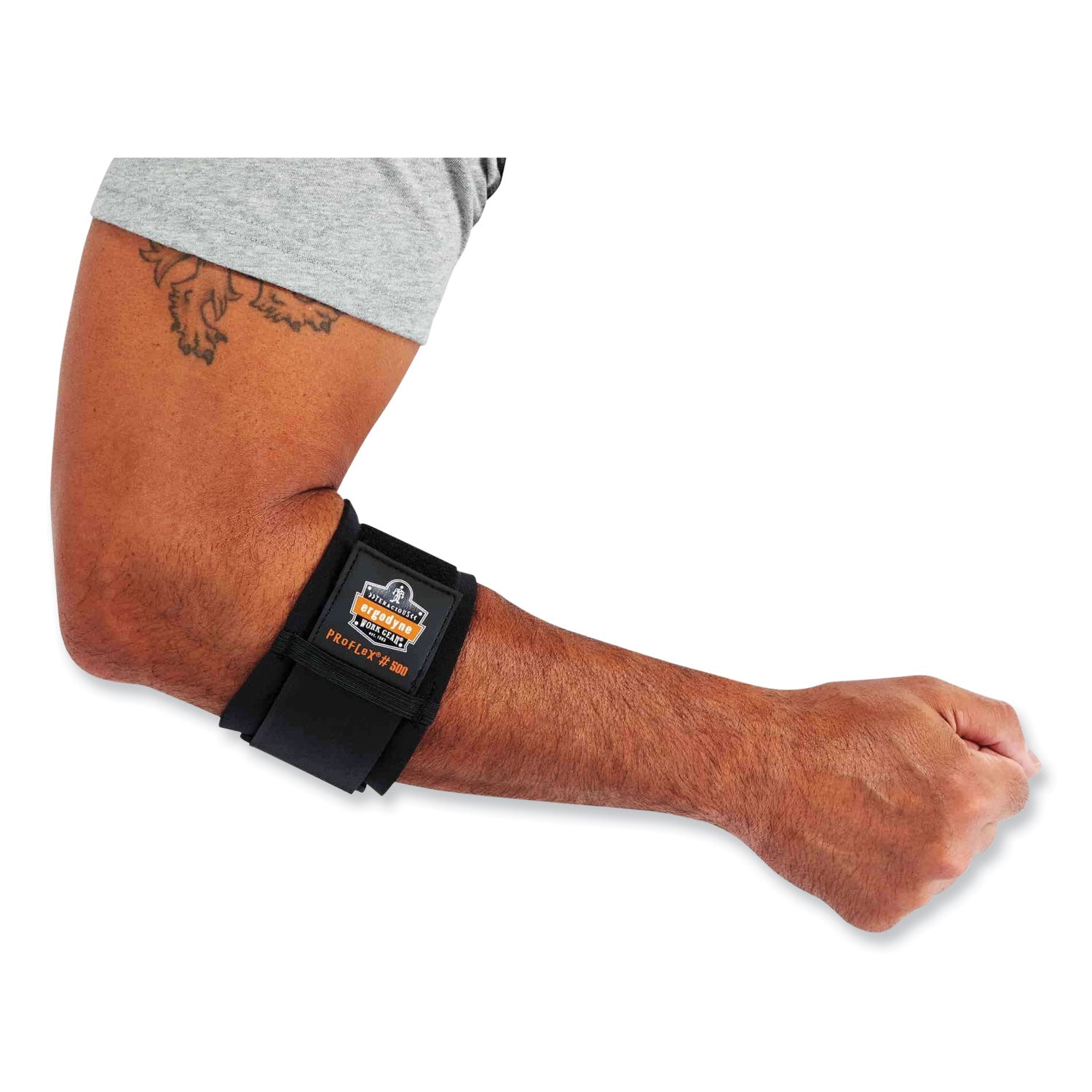 ergodyne® ProFlex 500 Elbow Brace Strap, Small, Black