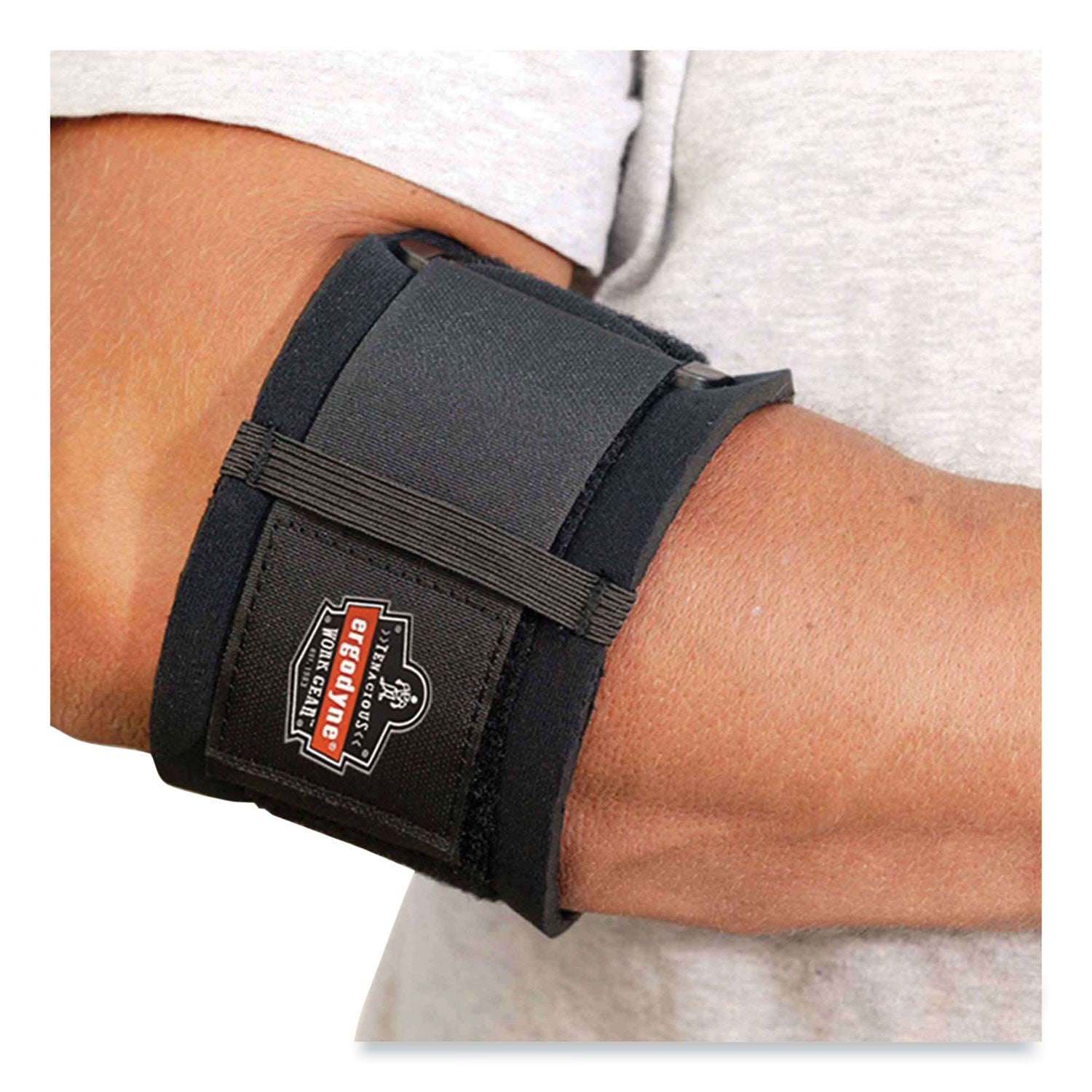 ergodyne® ProFlex 500 Elbow Brace Strap, Medium, Black