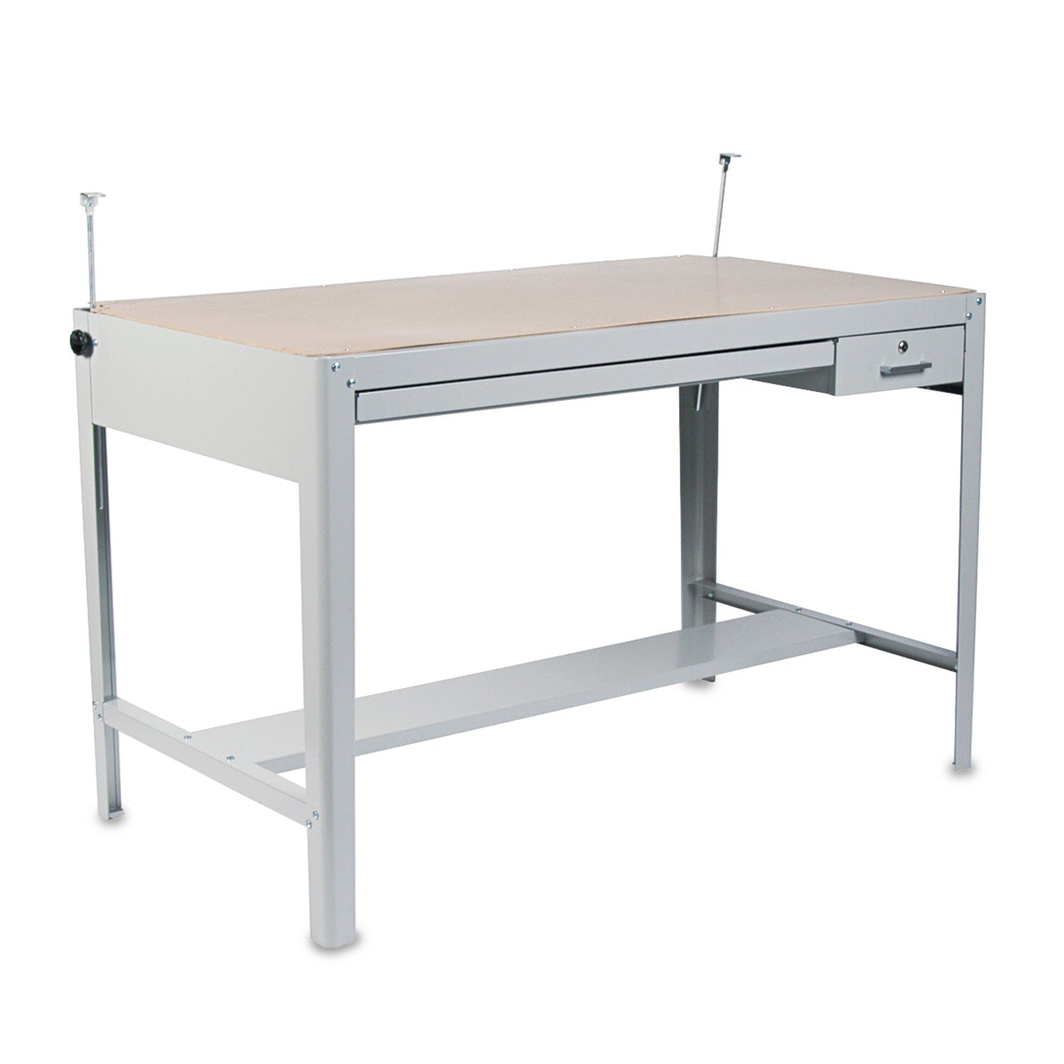 Four-Post Drafting Table Base | Gray