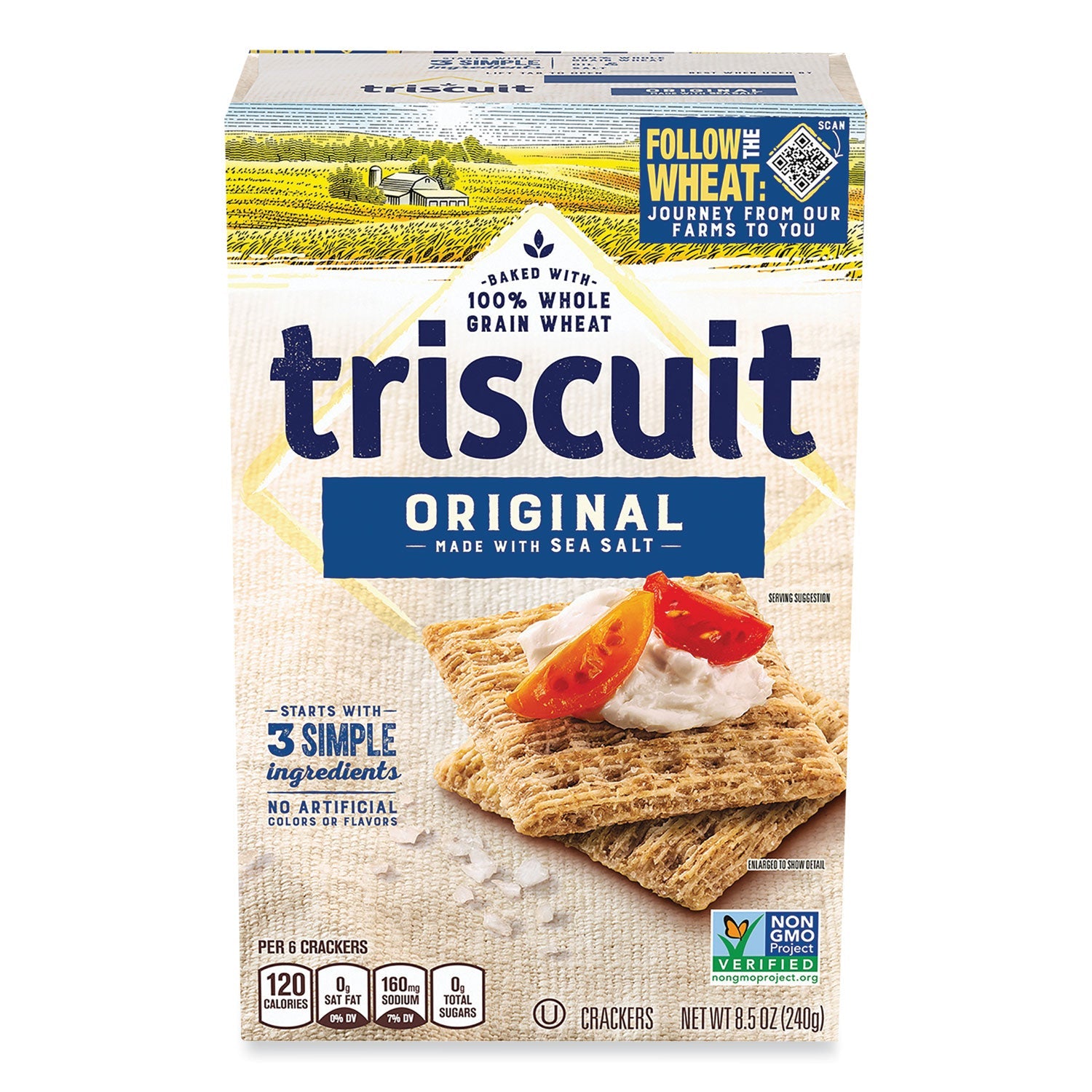 Triscuit Crackers | Original with Sea Salt | 4-Pack