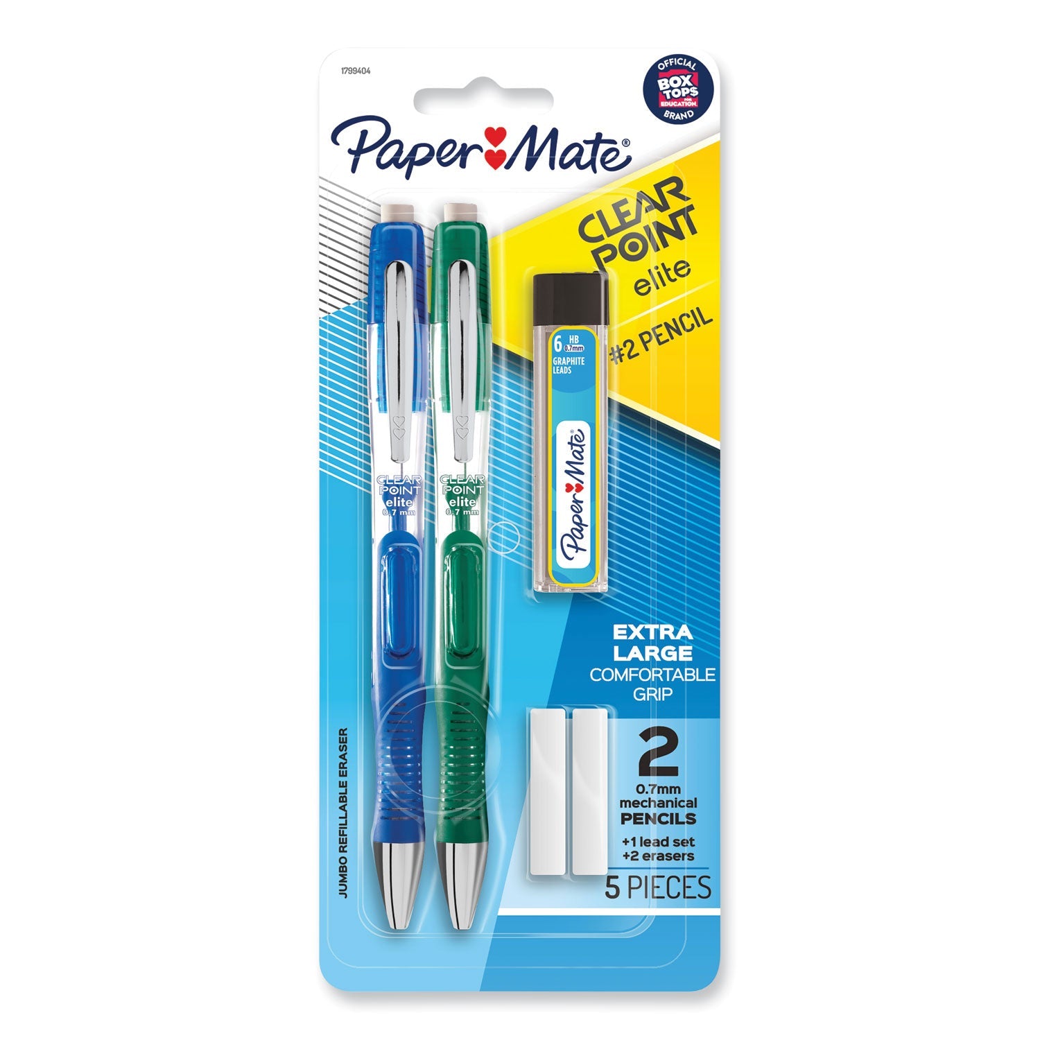 Clearpoint Elite Mechanical Pencils | 0.7mm, 2/Pack