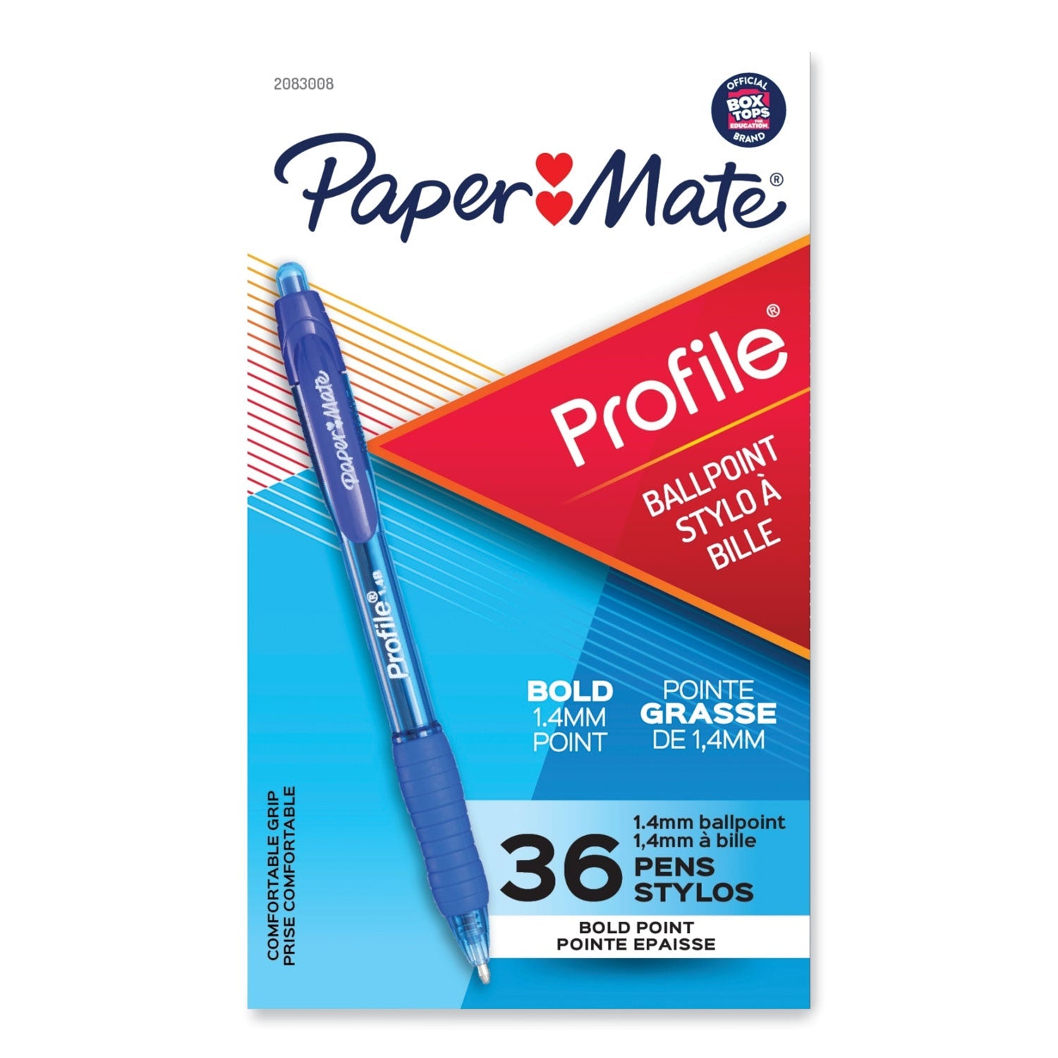 Paper Mate Profile Ballpoint Pen | Bold Blue 36-Pk