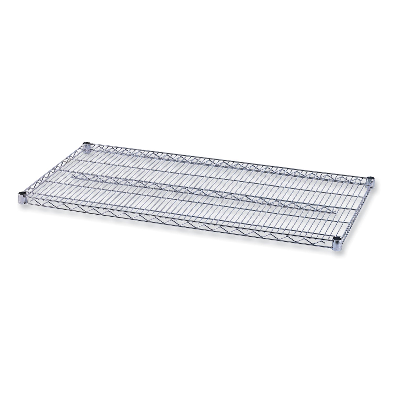 Alera® Industrial Wire Shelving Extra Wire Shelves, 48w X 24d, Silver, 2 Shelves/carton