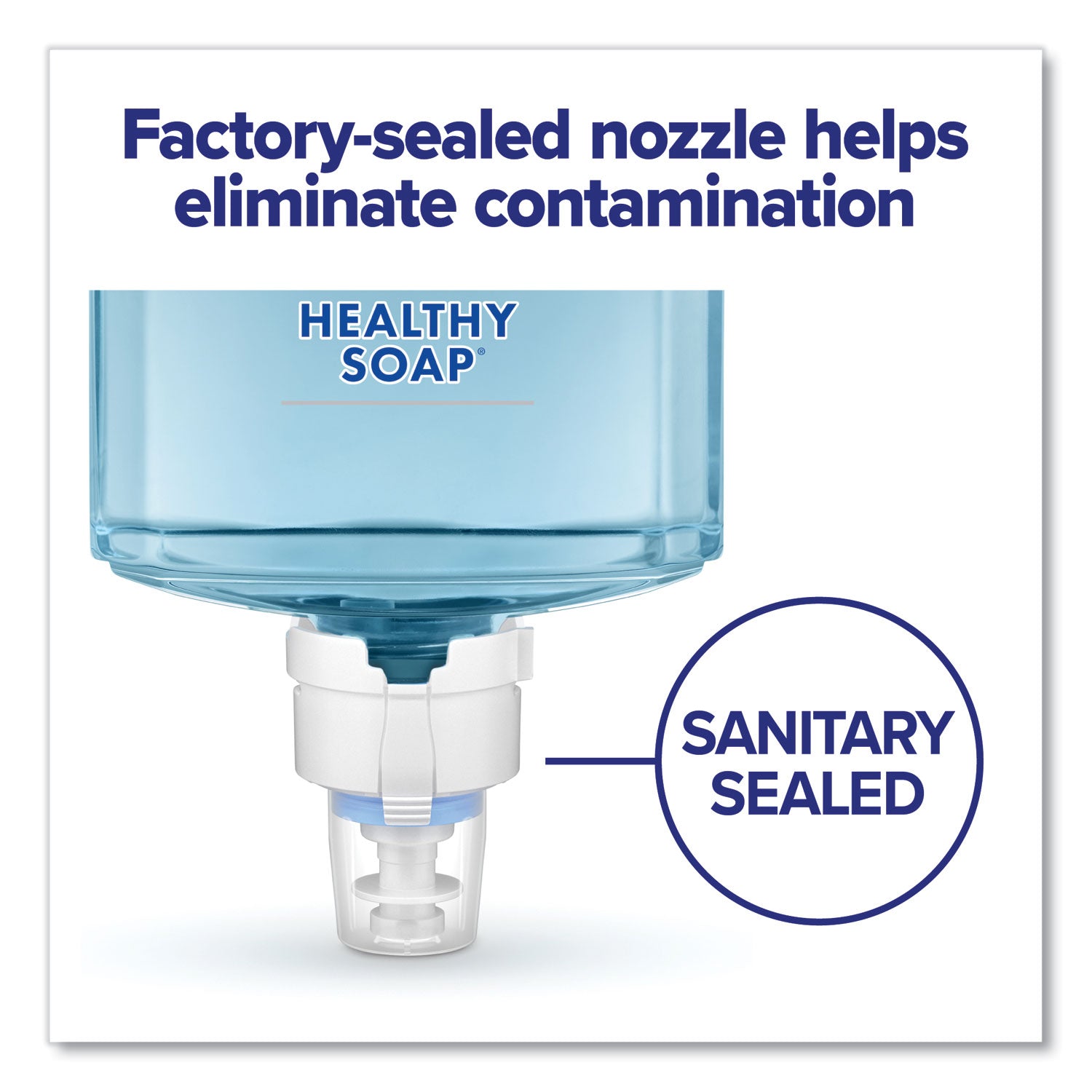 PURELL® Es4 Soap Push-Style Dispenser, 1,200 Ml, 4.88 X 8.8 X 11.38, White