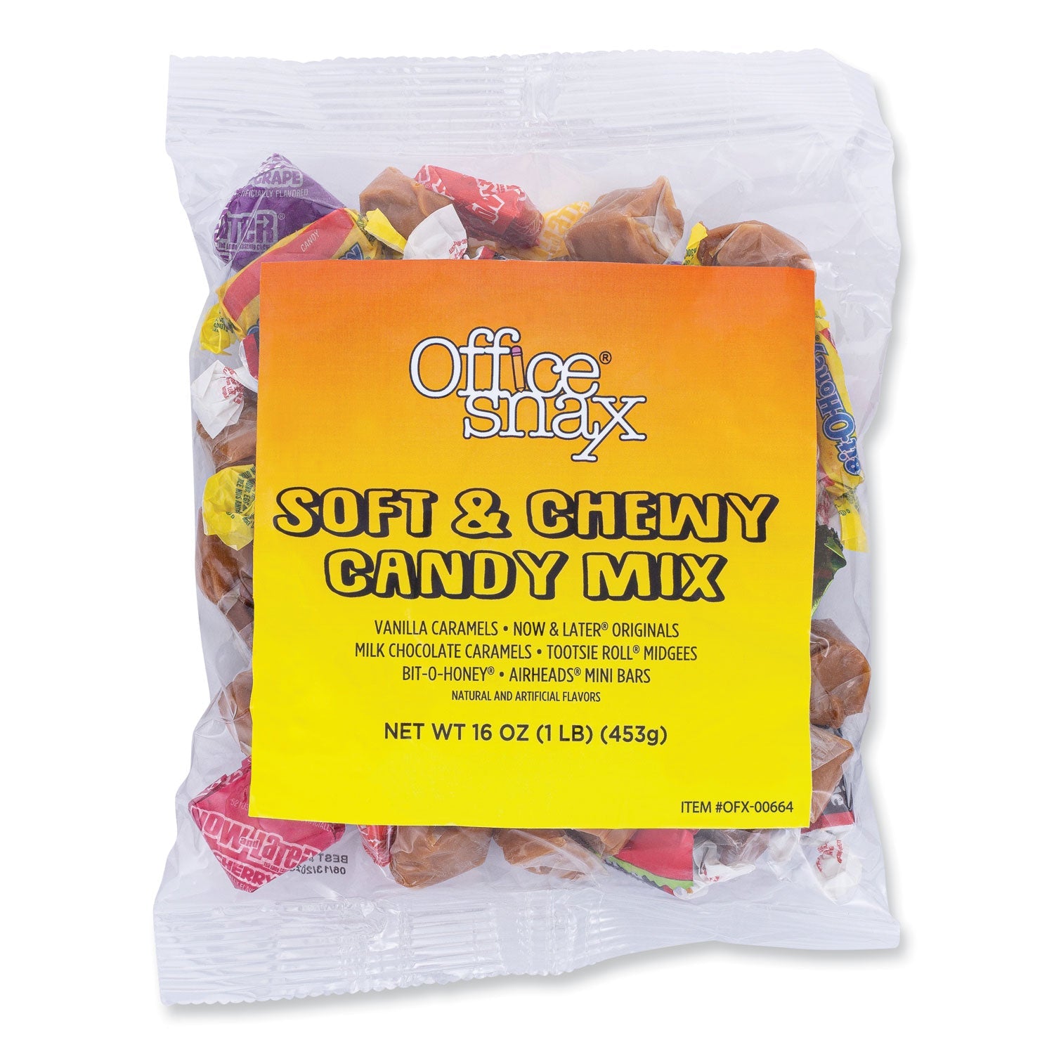 Office Snax Soft and Chewy Candy Mix | 1 lb Bag
