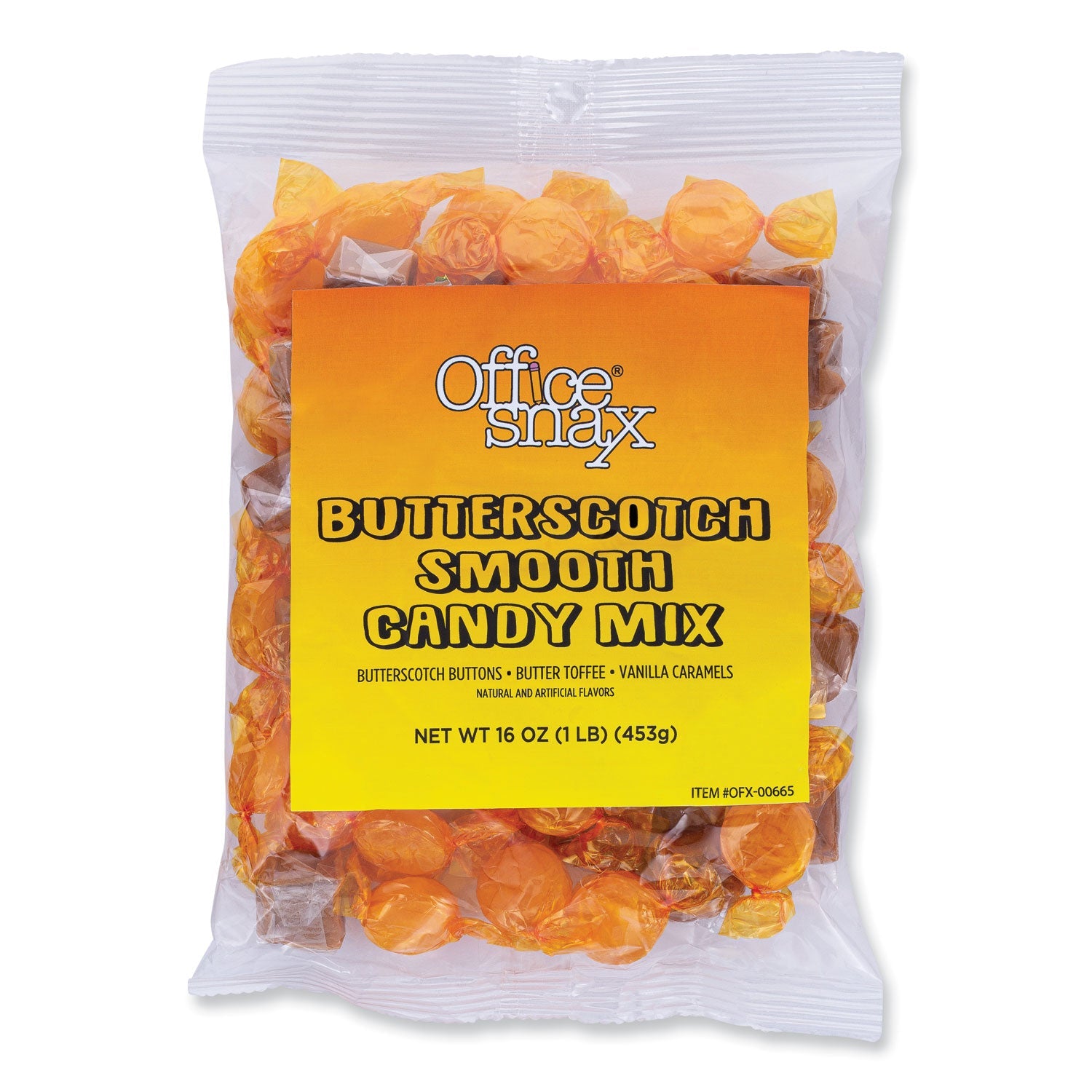 Office Snax Butterscotch Smooth Candy Mix | 1 lb