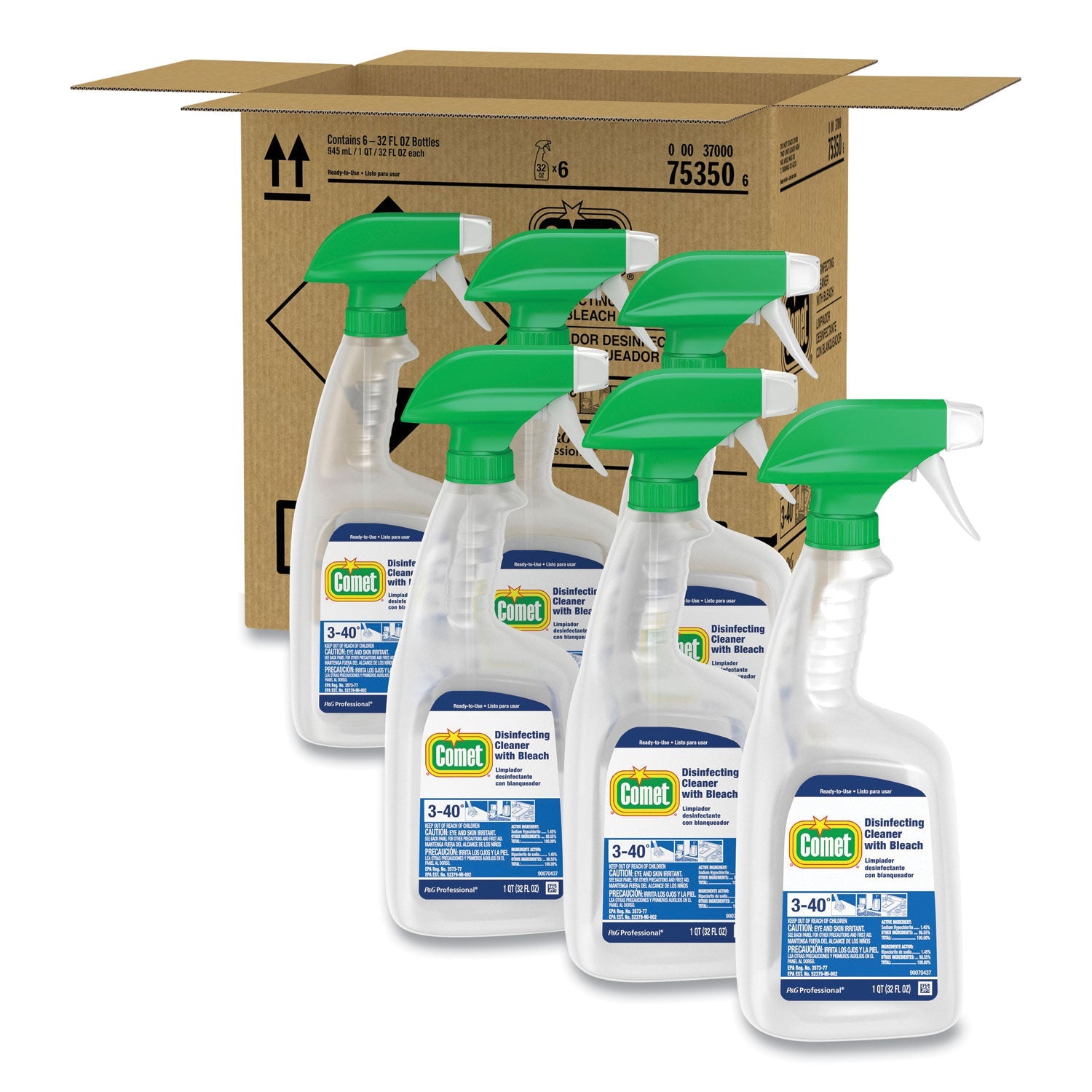 Comet® Disinfecting Cleaner With Bleach | 6-Pk