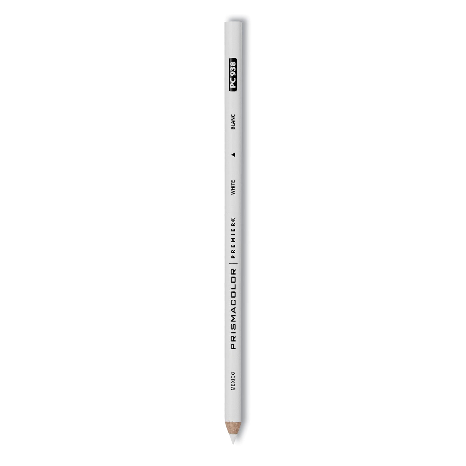 Prismacolor® Premier Colored Pencil, 3 mm, 2B, White Lead, White Barrel, Dozen