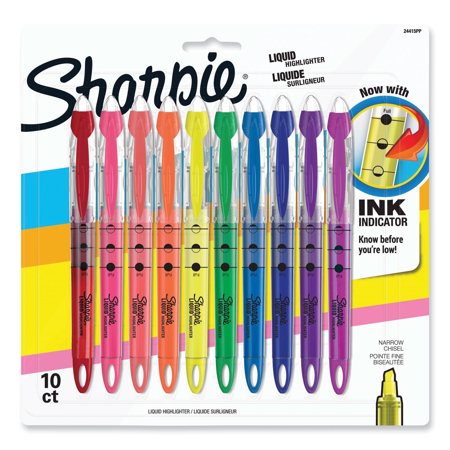 Sharpie Liquid Pen Style Highlighters | 10/Set
