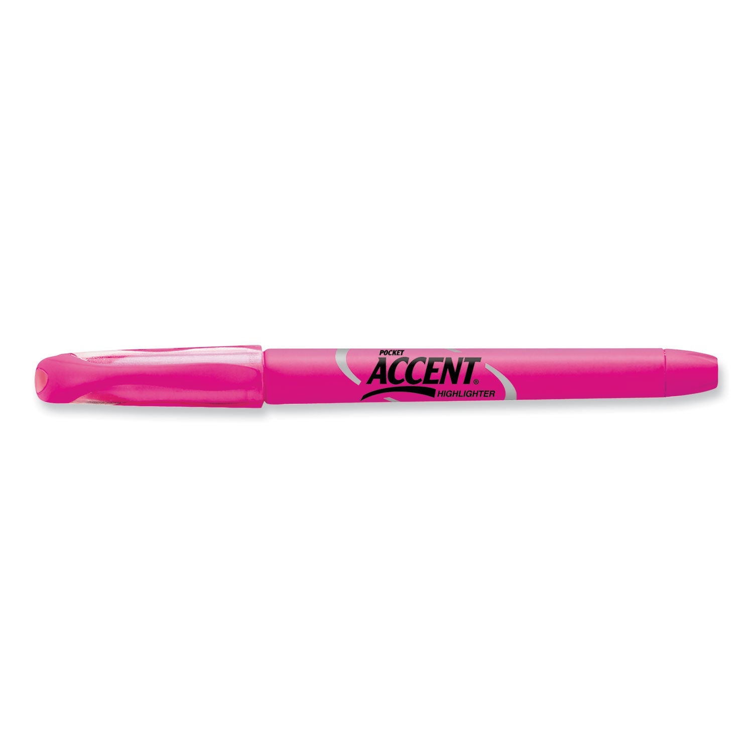 Sharpie® Pocket Style Highlighters, Fluorescent Pink Ink, Chisel Tip, Pink Barrel, Dozen
