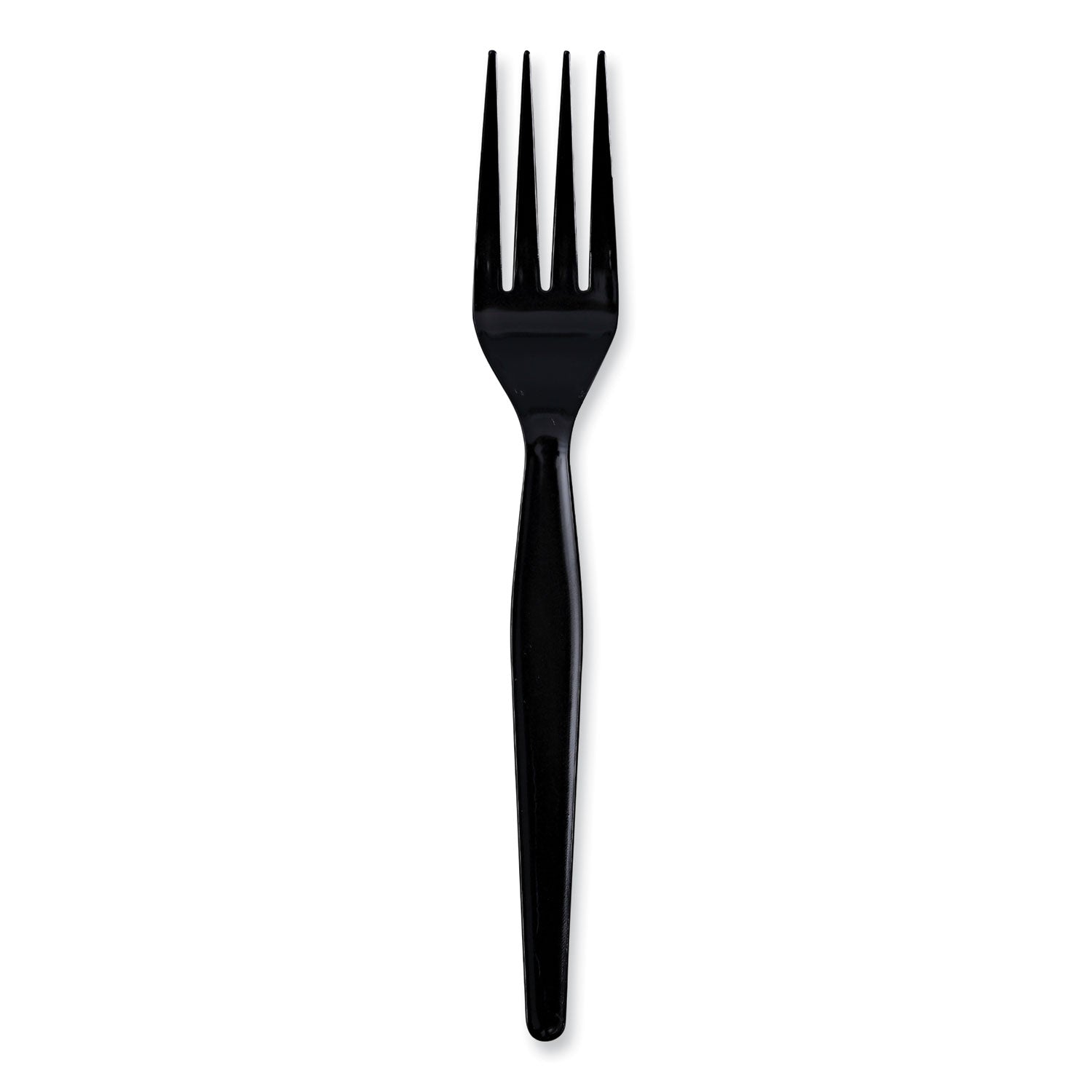 Heavyweight Wrapped Polystyrene Fork | Black