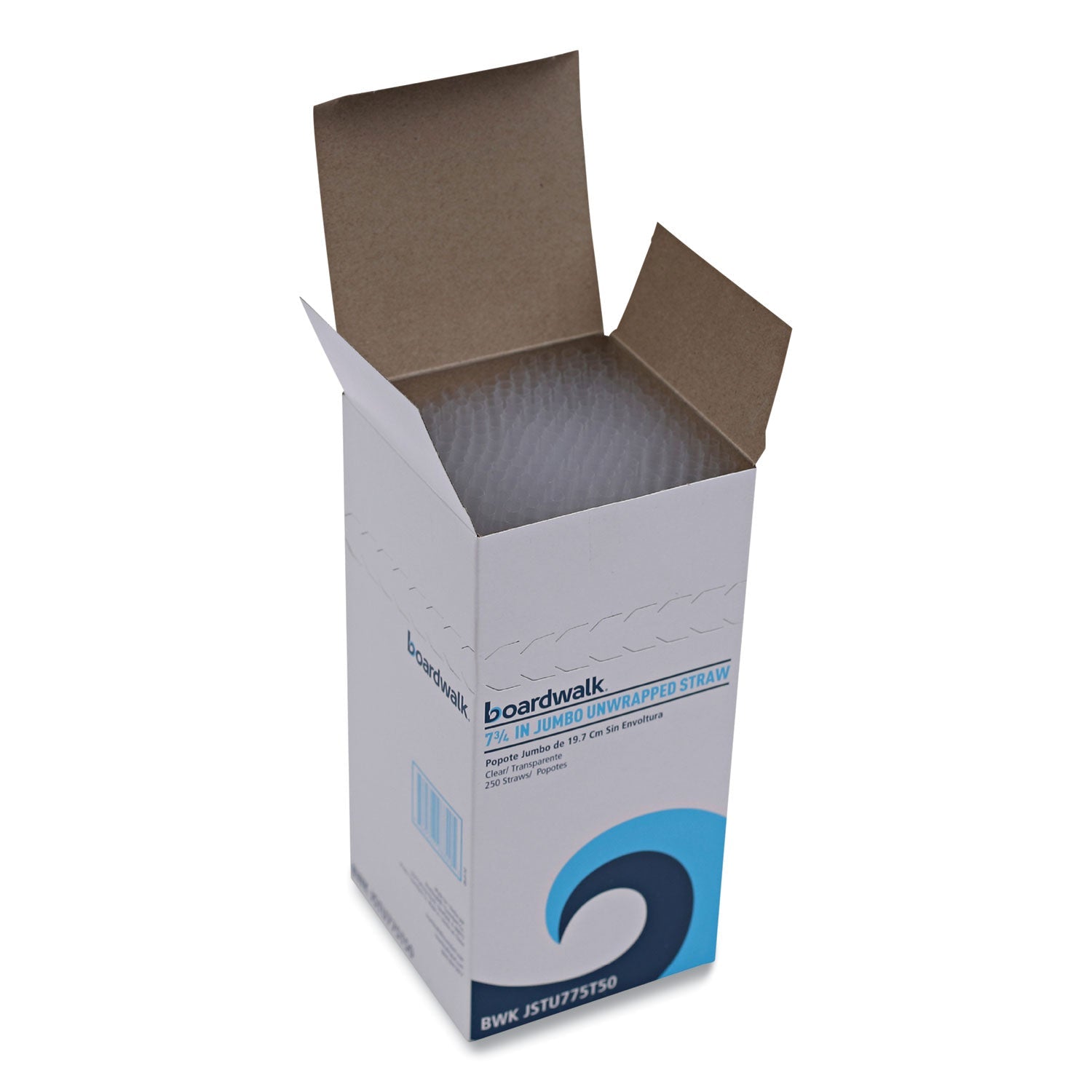Boardwalk Jumbo Straws | Translucent, Unwrapped