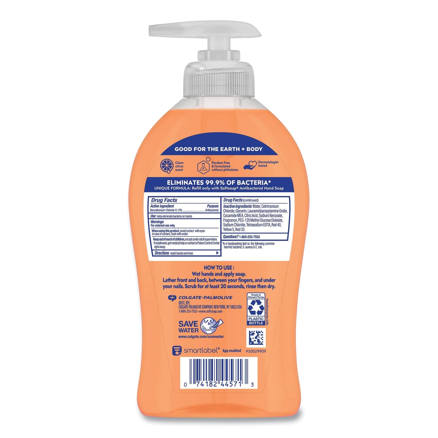 Softsoap® Antibacterial Hand Soap, Crisp Clean Scent, 11.25 oz