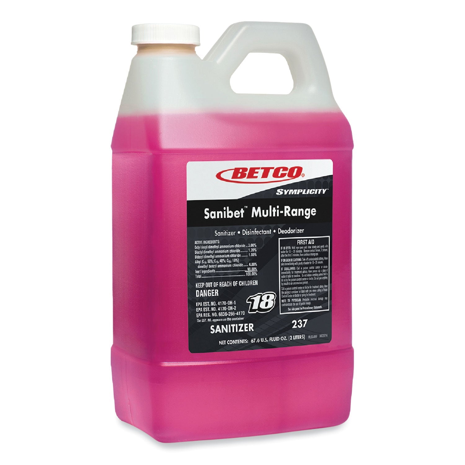 Sanibet Sanitizer Disinfectant|Betco® Symplicity