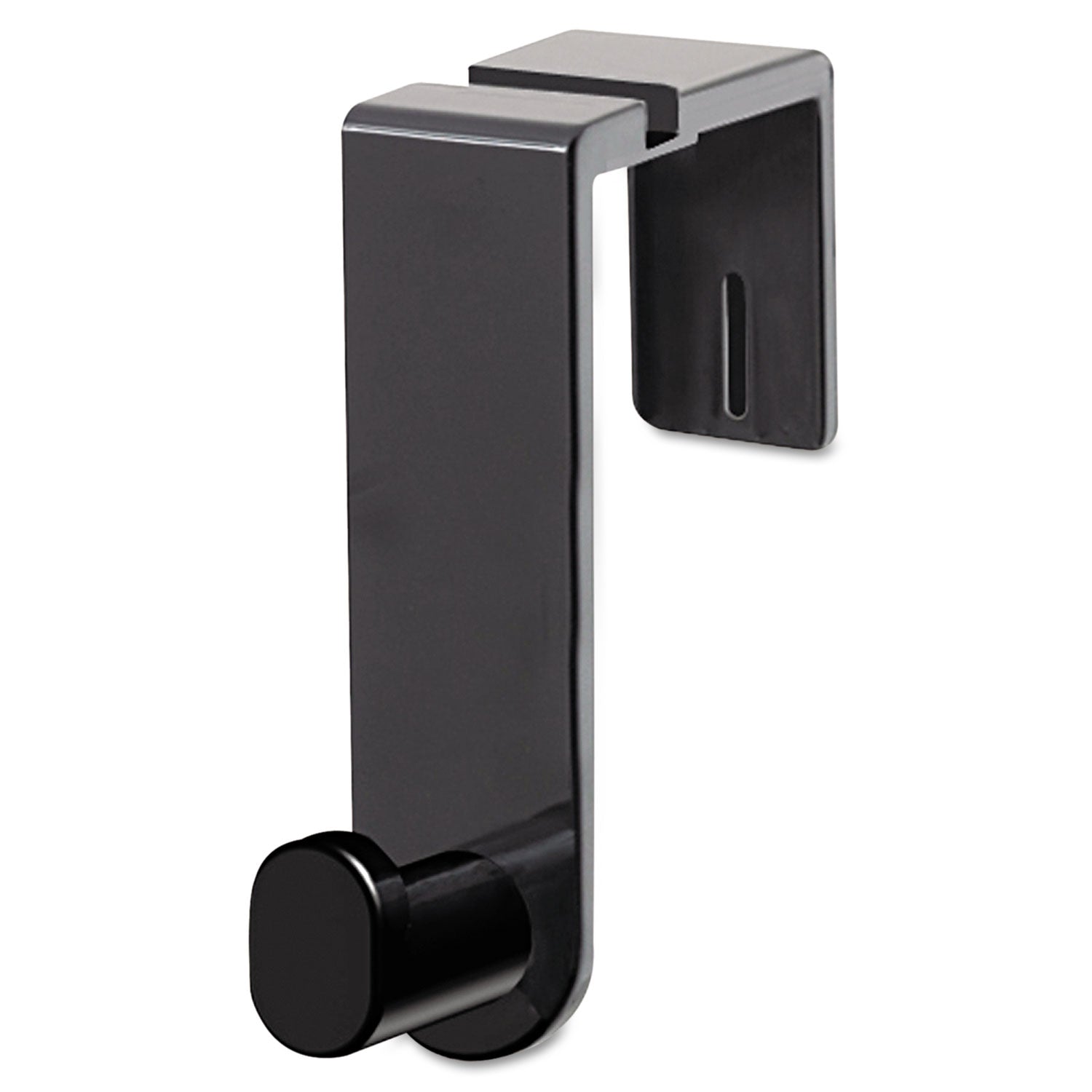 Safco® Plastic Coat Hook, 1-Hook, 1.75 x 5.25 x 4, Black