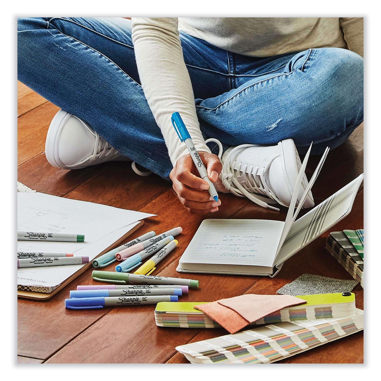 Sharpie® Mystic Gems Markers, Ultra-Fine Needle Tip, Assorted, 24/pack