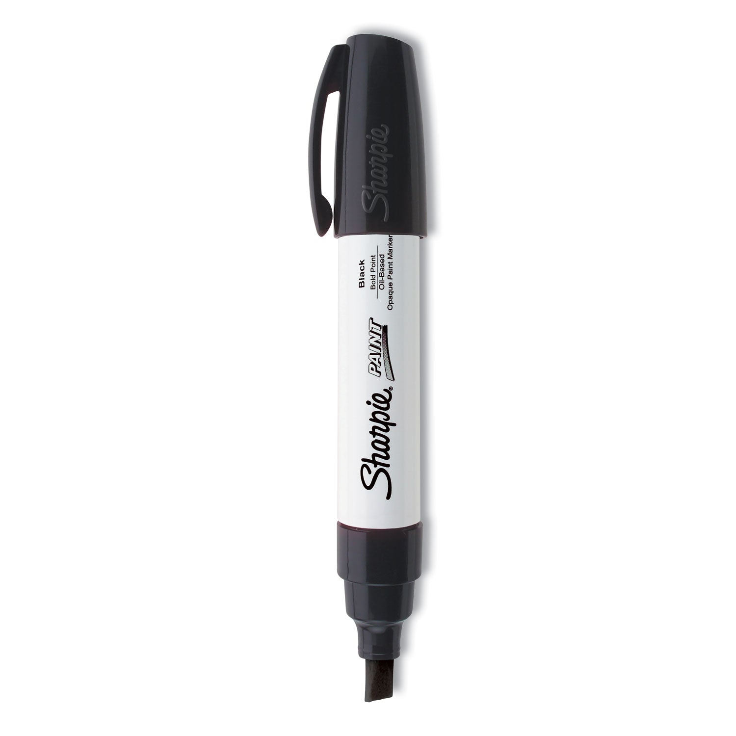 Permanent Paint Marker | Extra-Broad Chisel Black