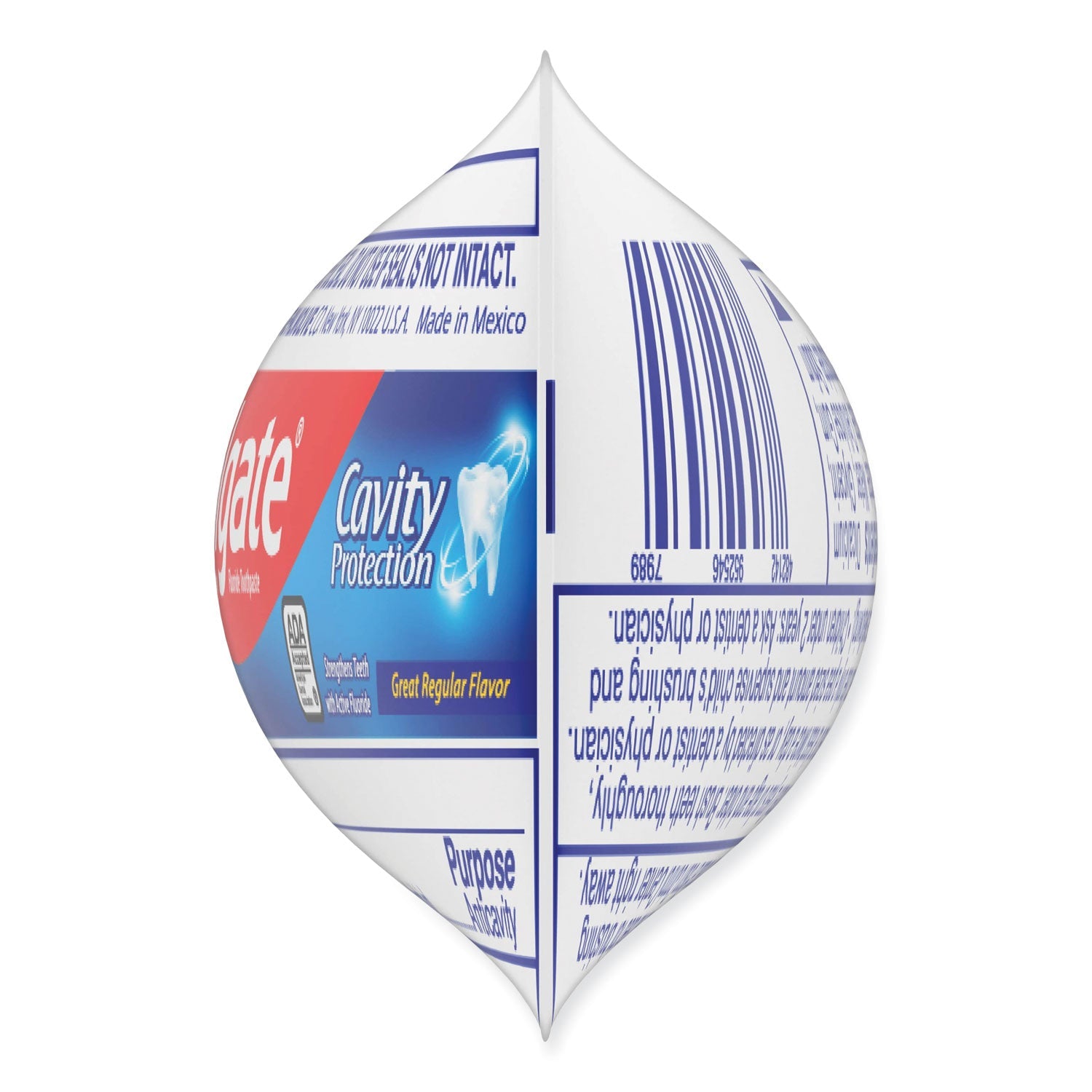Colgate® Toothpaste, Personal Size, 0.85 Oz Tube, Unboxed, 240/carton
