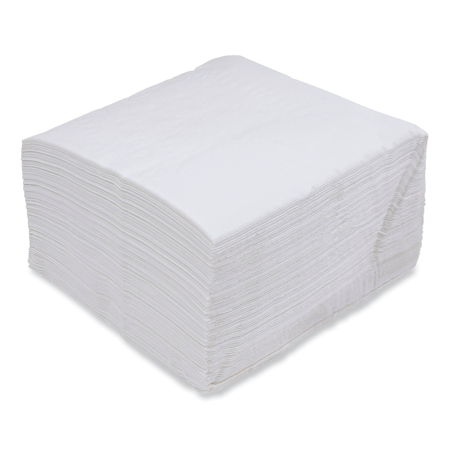 Boardwalk® Dinner Napkin, 1-Ply, 17 x 17, White, 250/Pack, 12 Packs/Carton