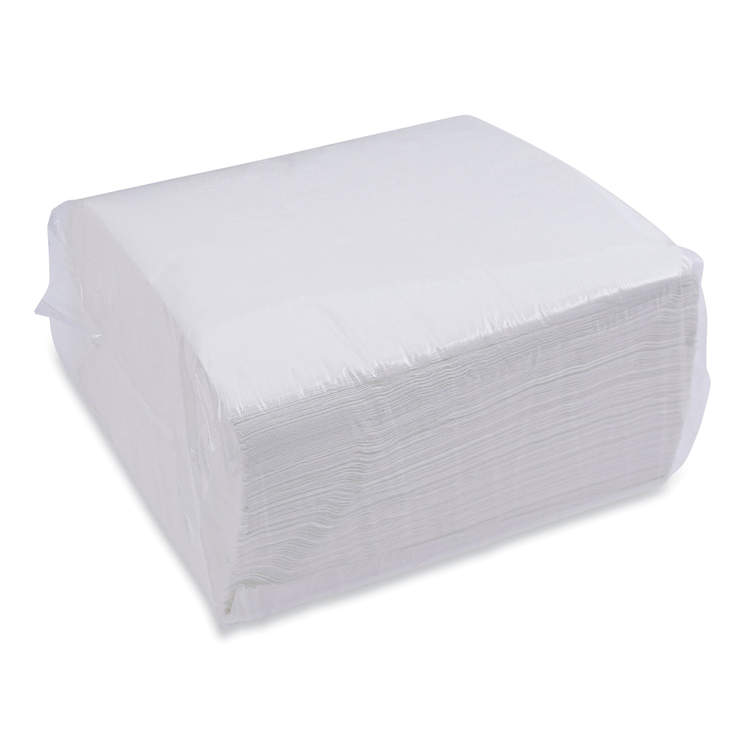 Boardwalk® Dinner Napkin, 1-Ply, 17 x 17, White, 250/Pack, 12 Packs/Carton