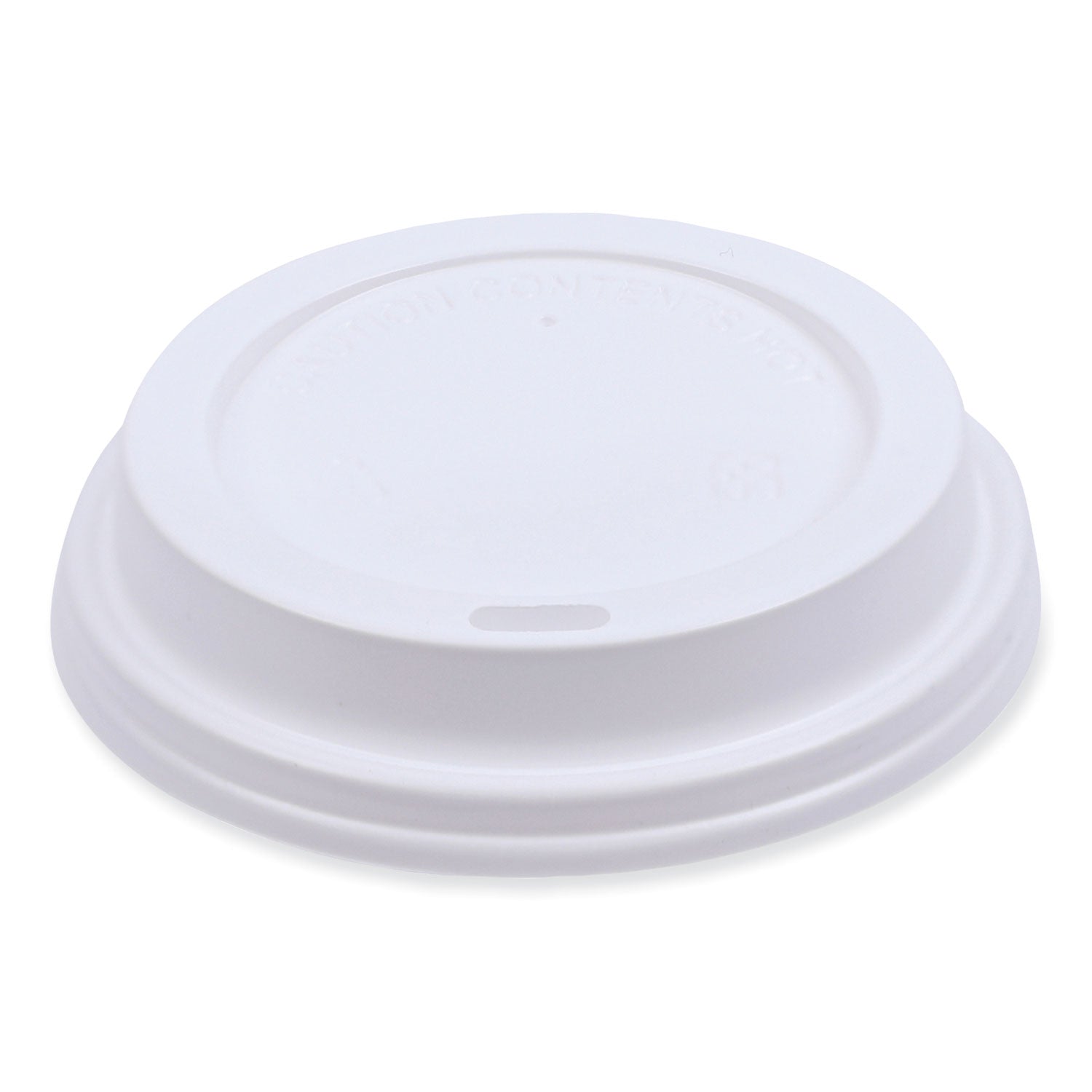 Deerfield Hot Cup Lids | White, 1000/Carton