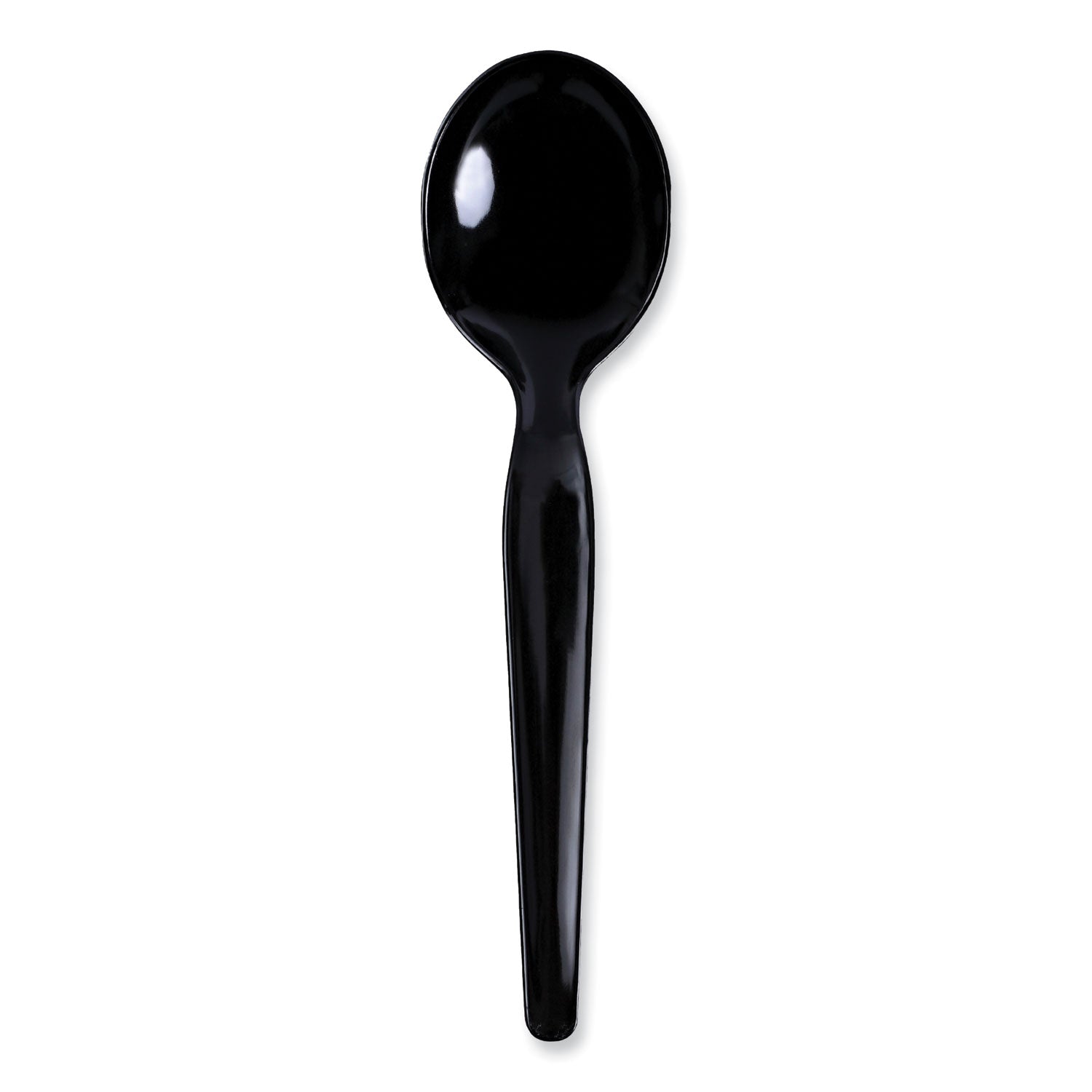 Cutlery Soup Spoon | Boardwalk® Heavyweight Black