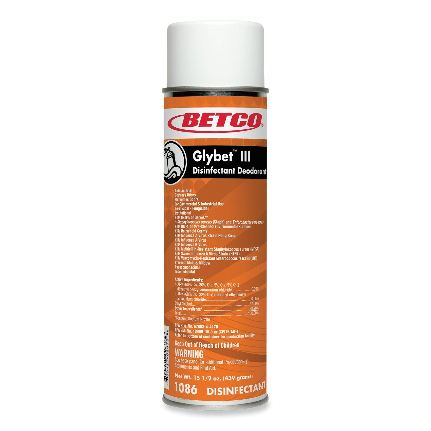 Glybet III Disinfectant | Betco® | 15.5oz Aerosol
