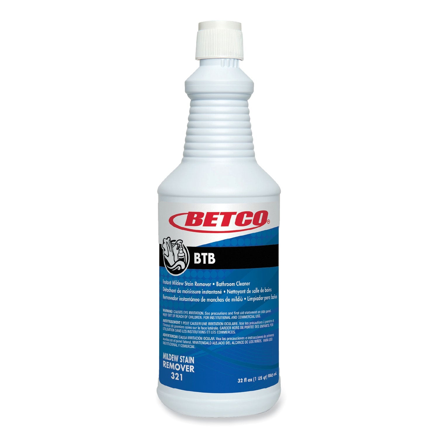 BTB Mildew Stain Remover | Betco® | Apple Scent