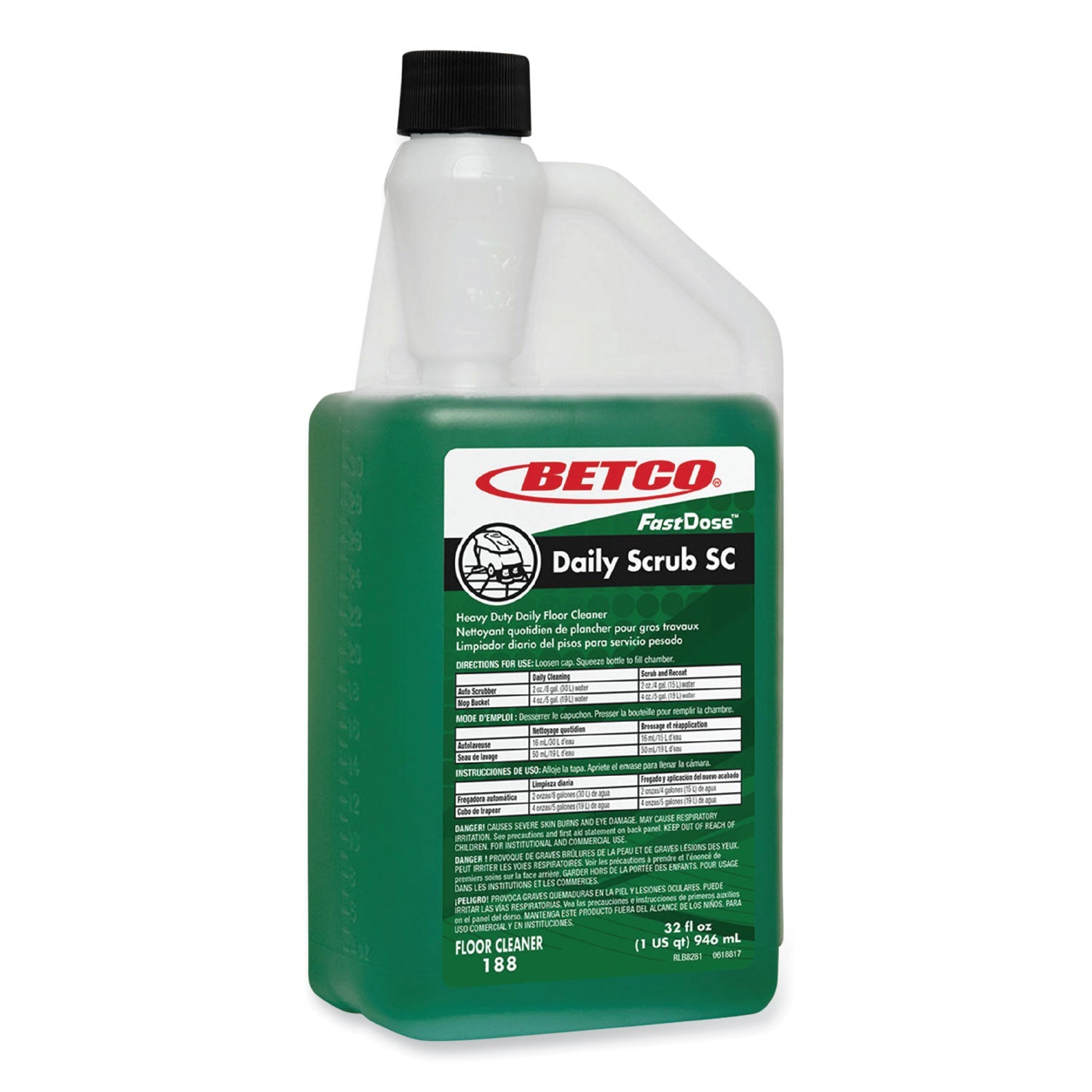 Daily Scrub SC Floor Cleaner | Betco® | 32 oz