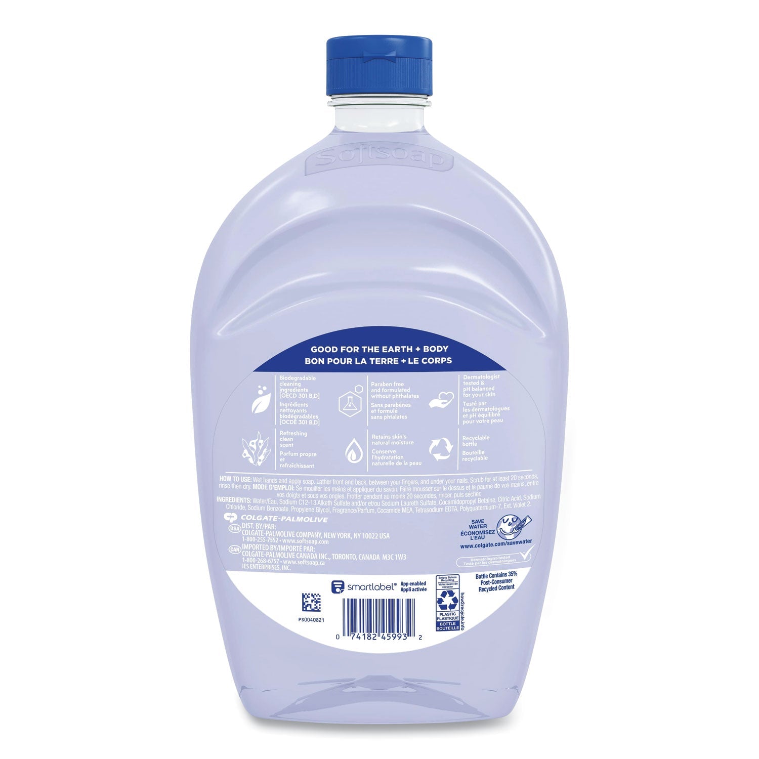 Softsoap® Liquid Hand Soap Refill, Fresh Scent, 50 oz, 6/Carton