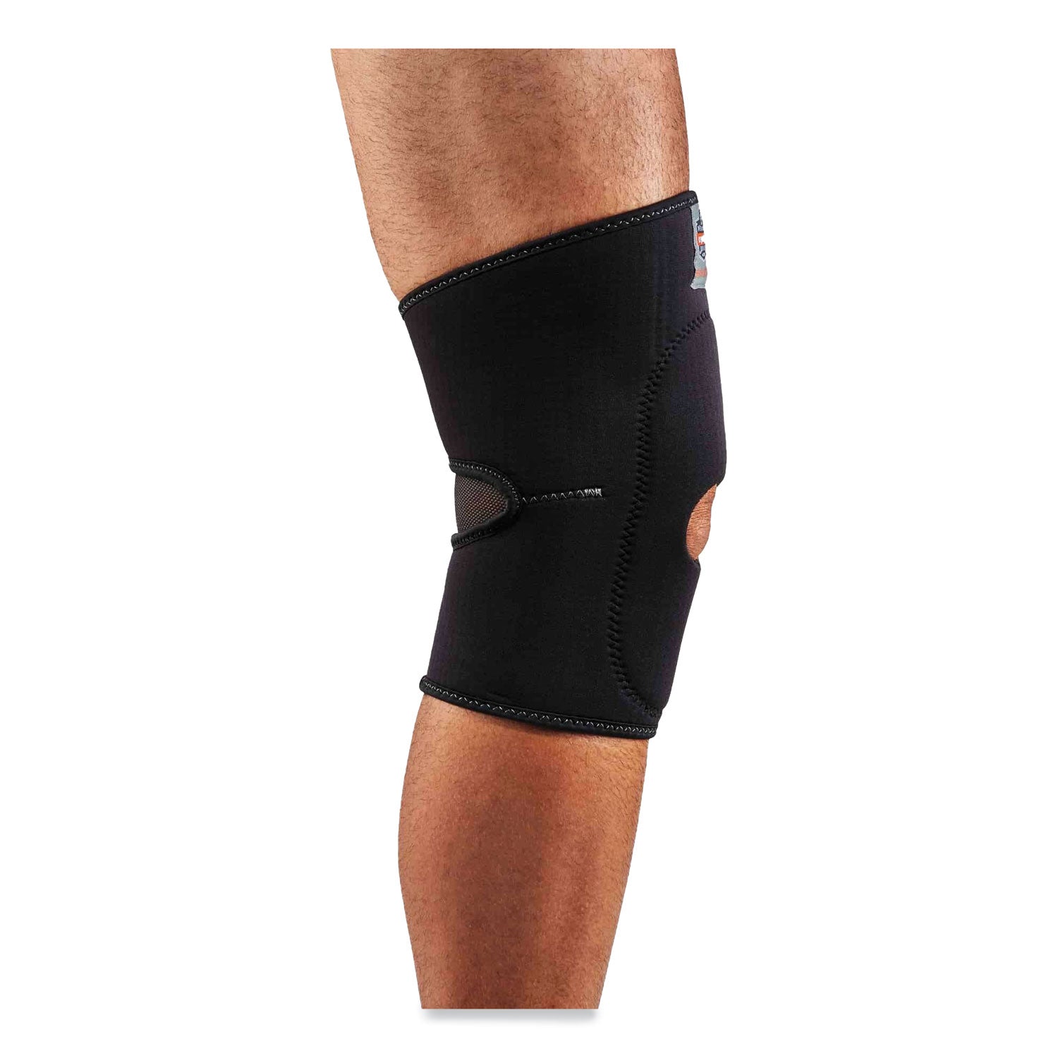ergodyne® ProFlex 615 Open Patella Anterior Pad Knee Sleeve, Large, Black - Bloom Skins