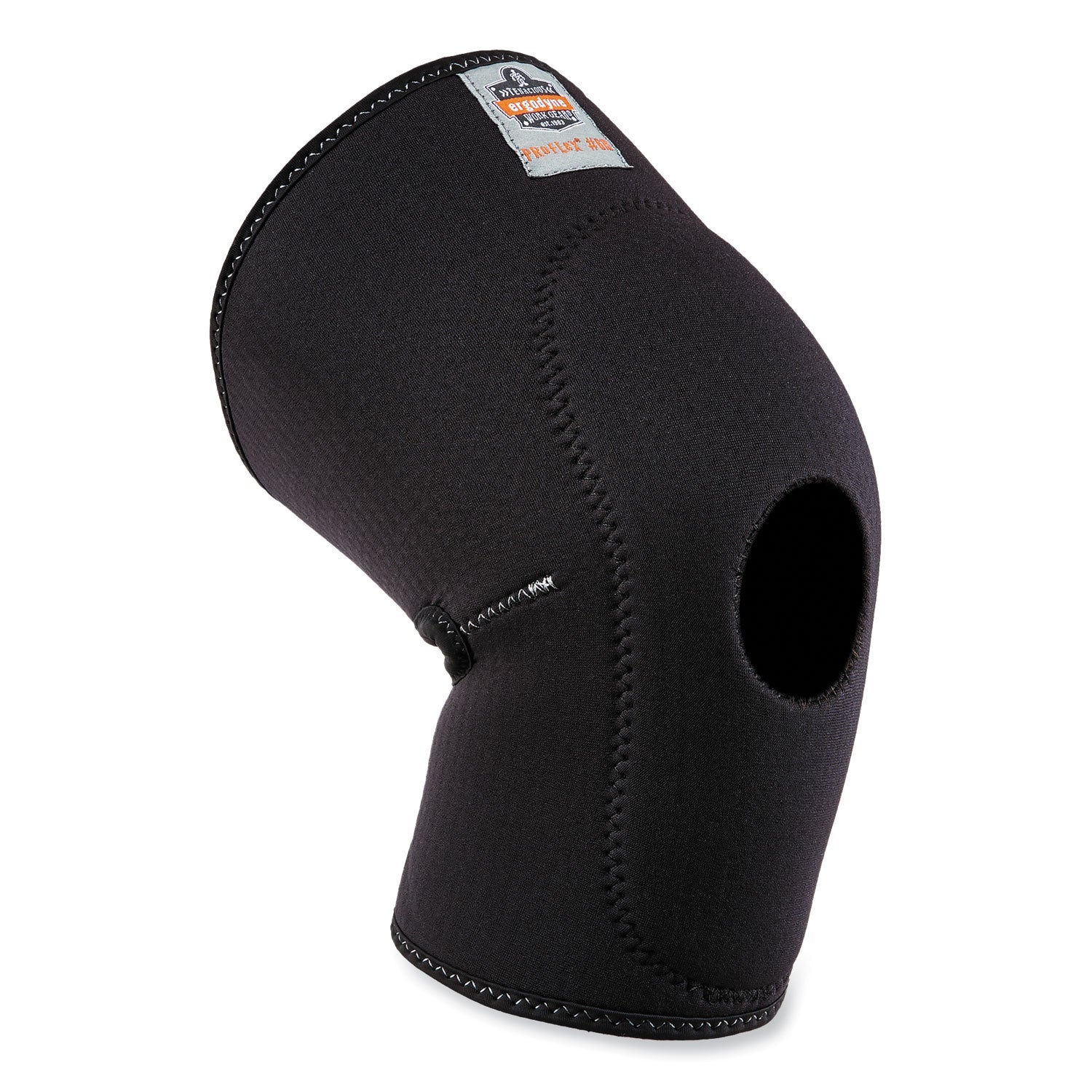 ergodyne® ProFlex 615 Open Patella Anterior Pad Knee Sleeve, Medium, Black