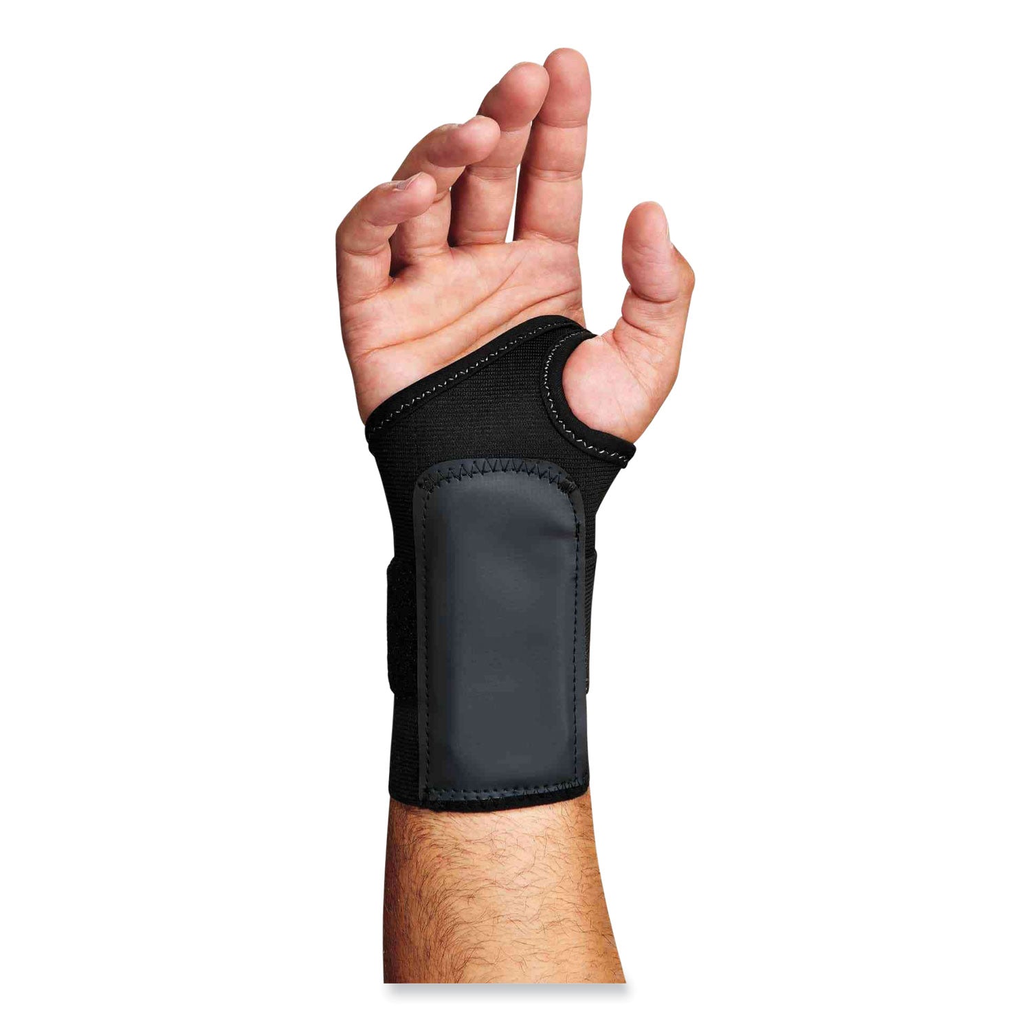 ergodyne® ProFlex 4000 Single Strap Wrist Support, Small, Fits Left Hand, Black