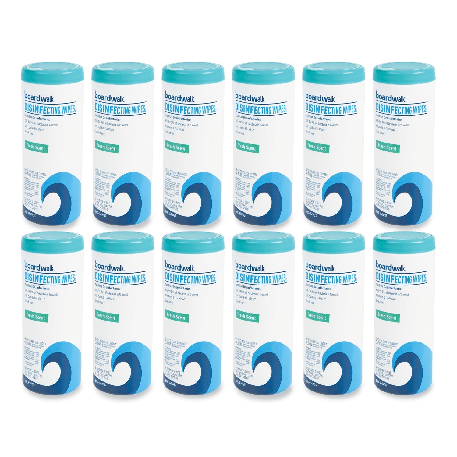 Quat-Based Disinfecting Wipes | 35 Wipes | 12/Ctn
